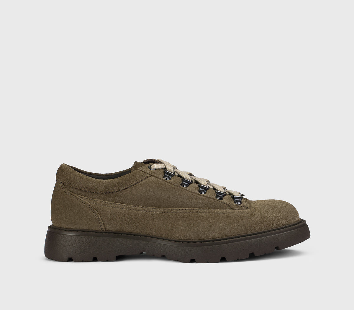 DU3486GOTNPF810OM49 - Stringata con ganci in suede creta