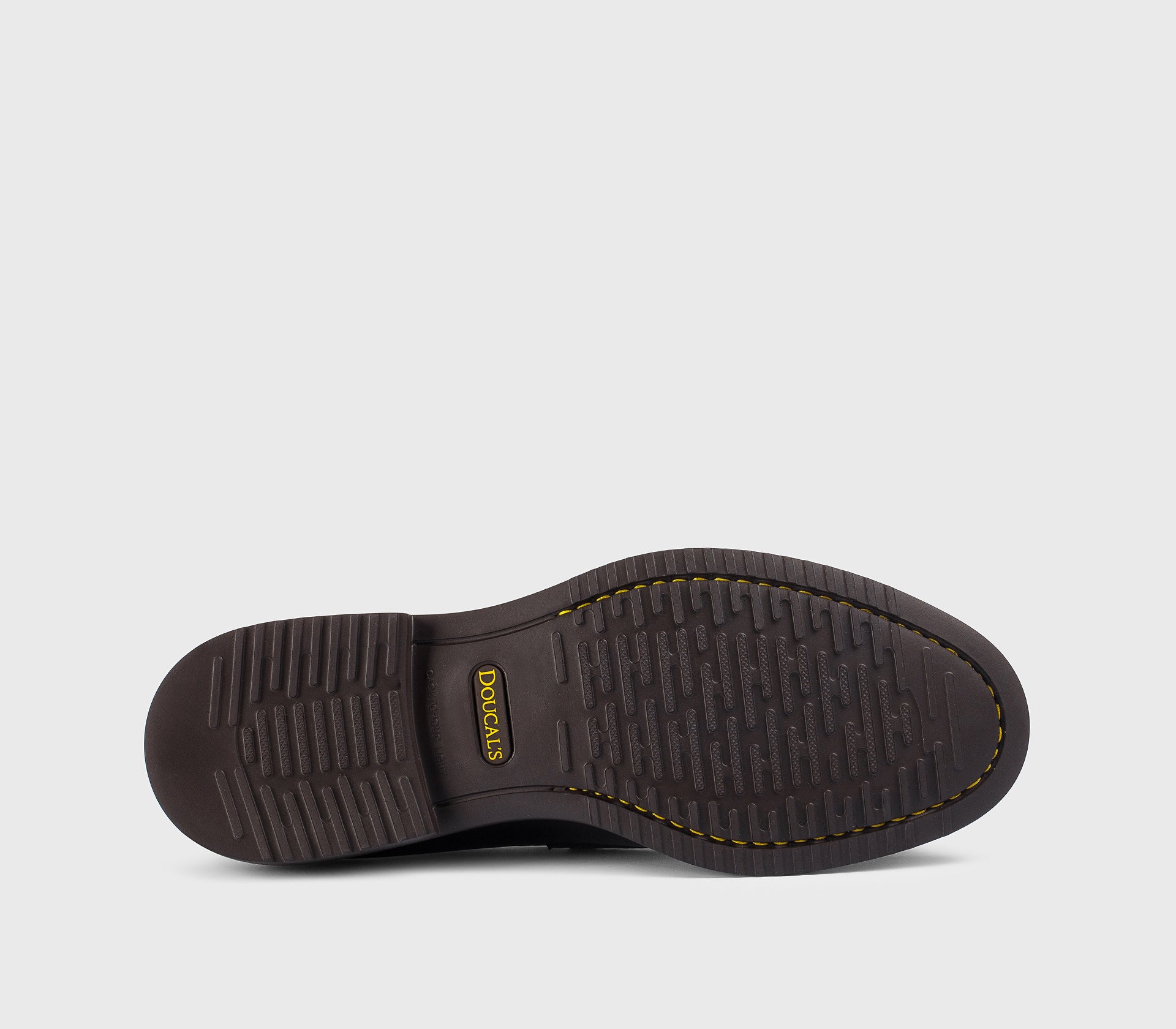 Dark brown leather loafer