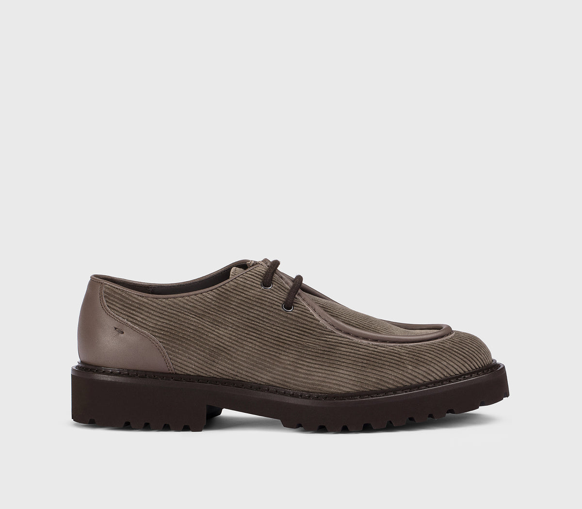 DU3503PHILPF822TM08 - Stringata in velluto a due fori cacao