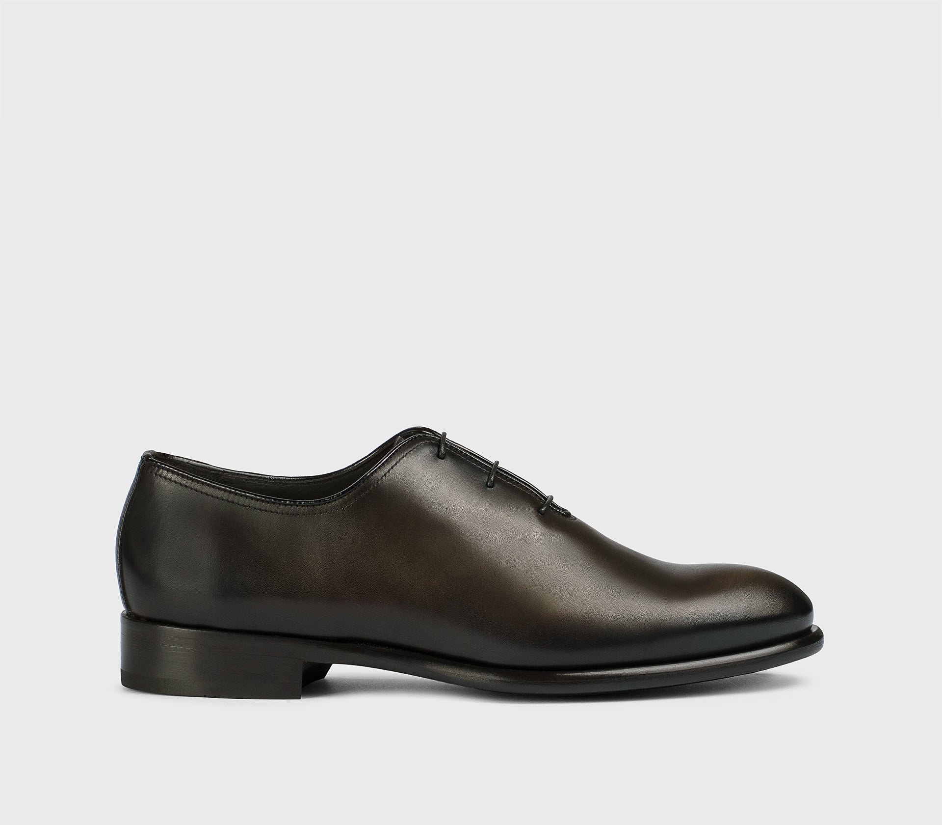 DU3538FREDUF159TM29 - Stringata in pelle testa di moro