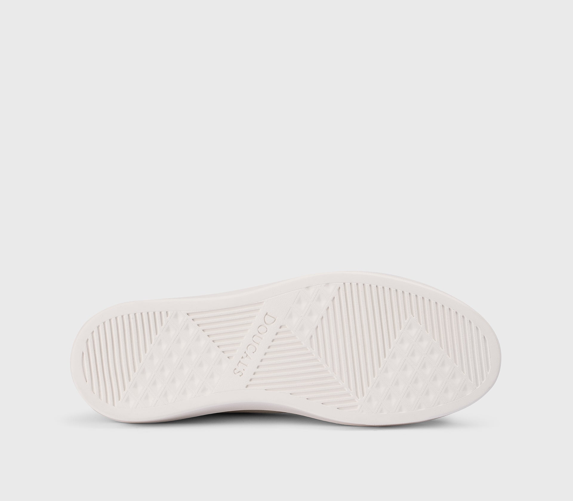 Sneaker en cuir foulonné blanc