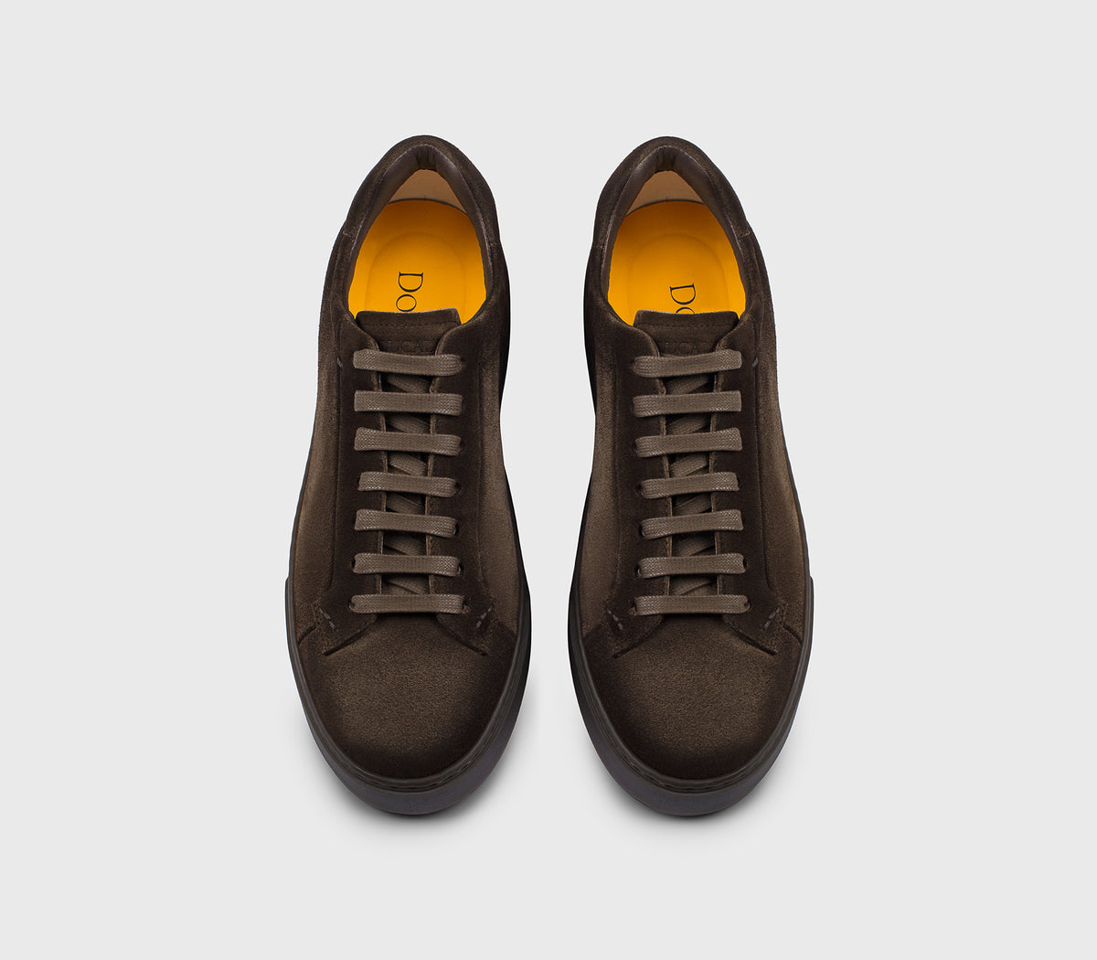 Sneaker aus Veloursleder im Farbton „Creta“