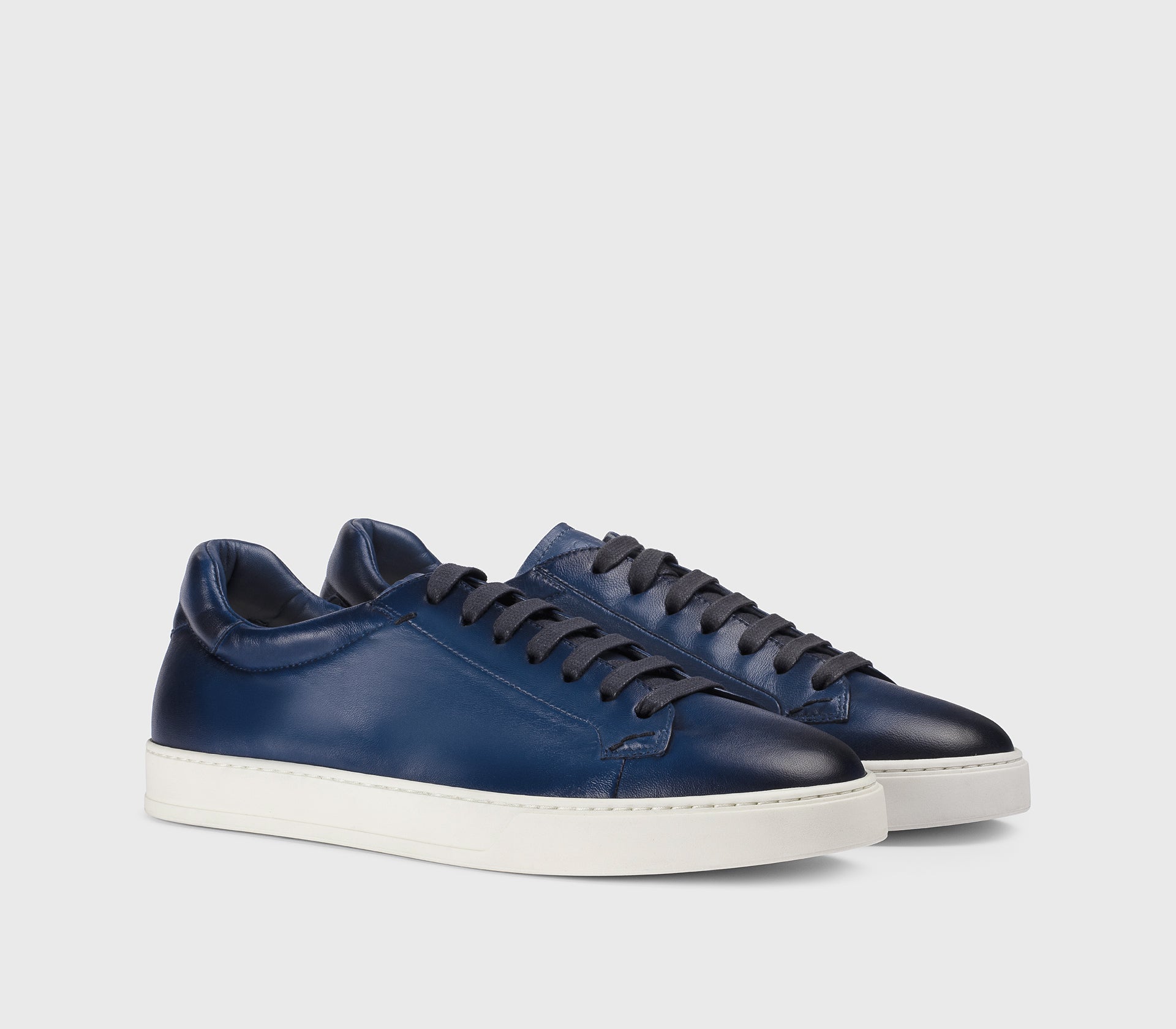 DU3552SPENUF282EB04 - Sneaker in pelle blu "avio"