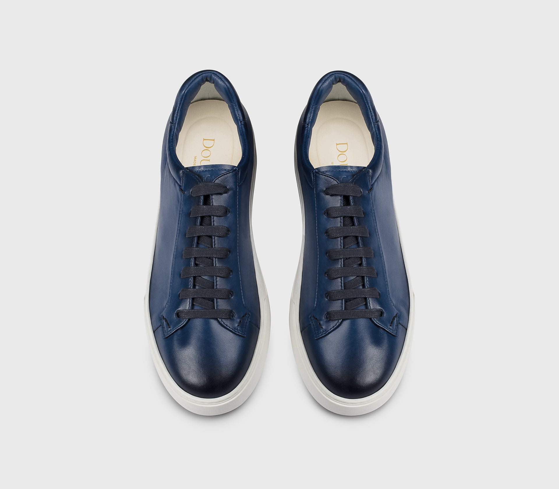 DU3552SPENUF282EB04 - Sneaker in pelle blu "avio"