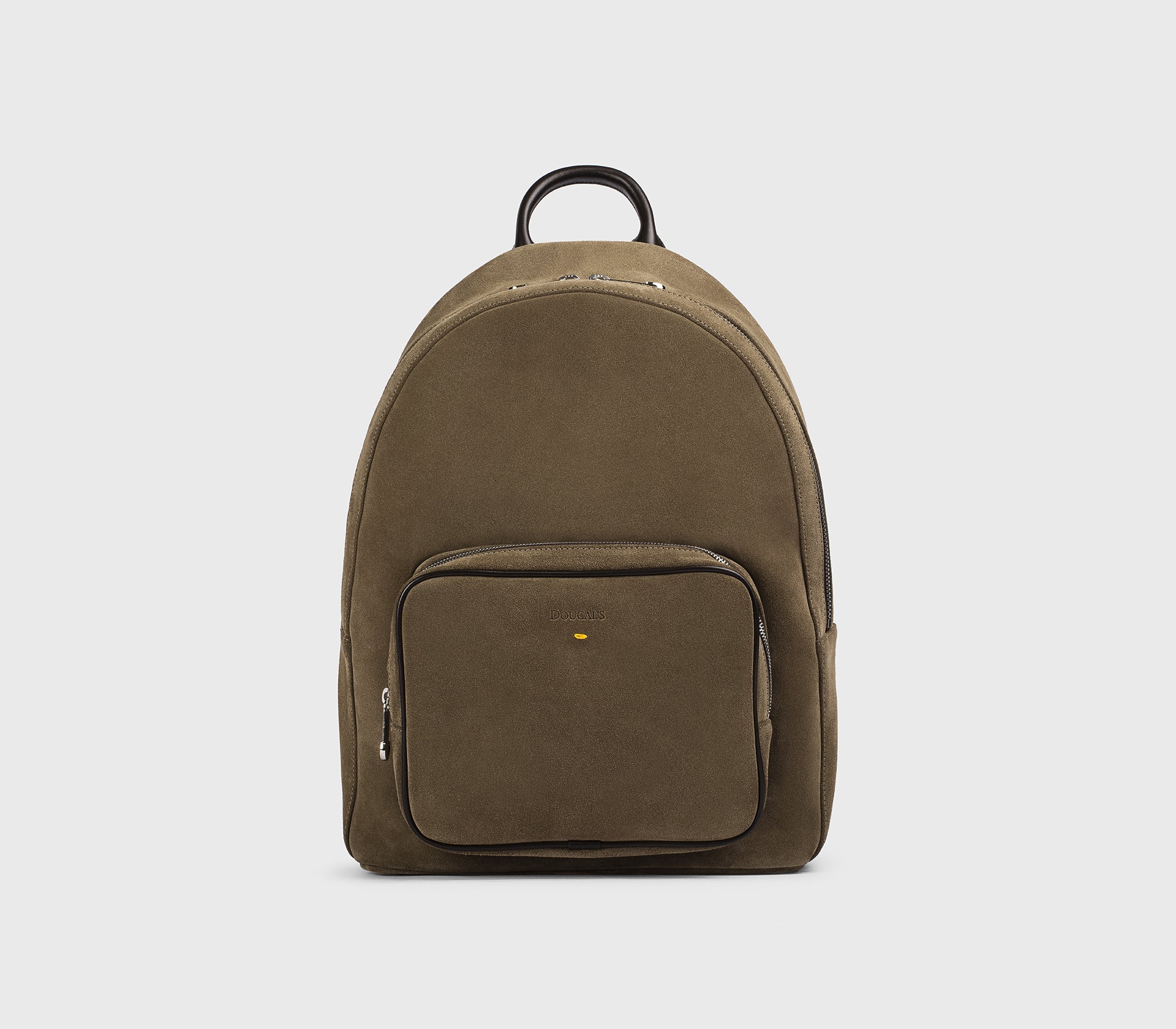 backpack suede leather Black | Backpack Features one main compartment and an interior zip Backpack - elmwood suede