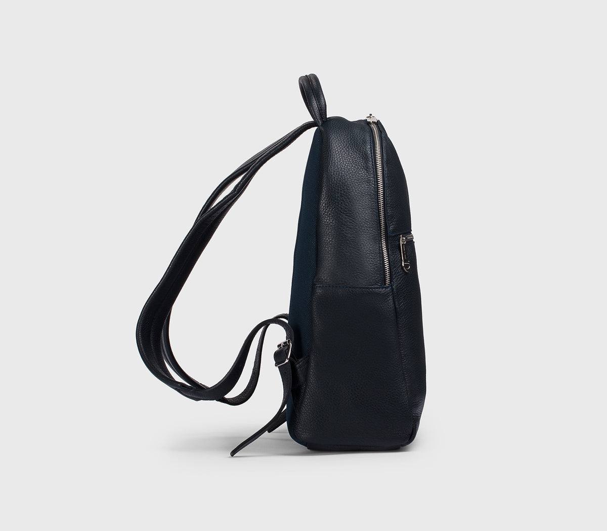 Zaino in pelle di cervo blu