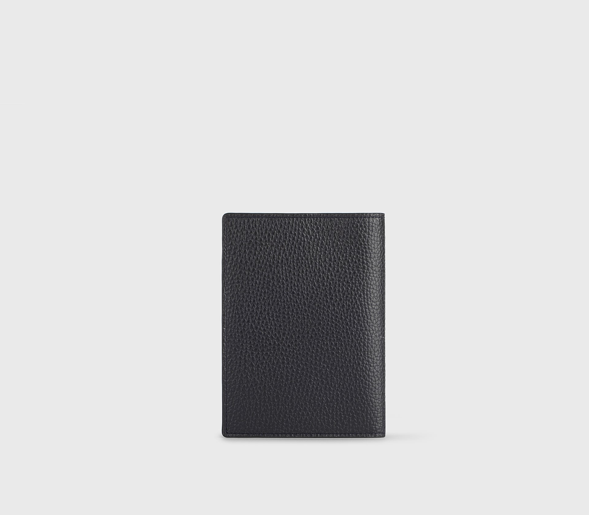 Porta passaporto in pelle blu