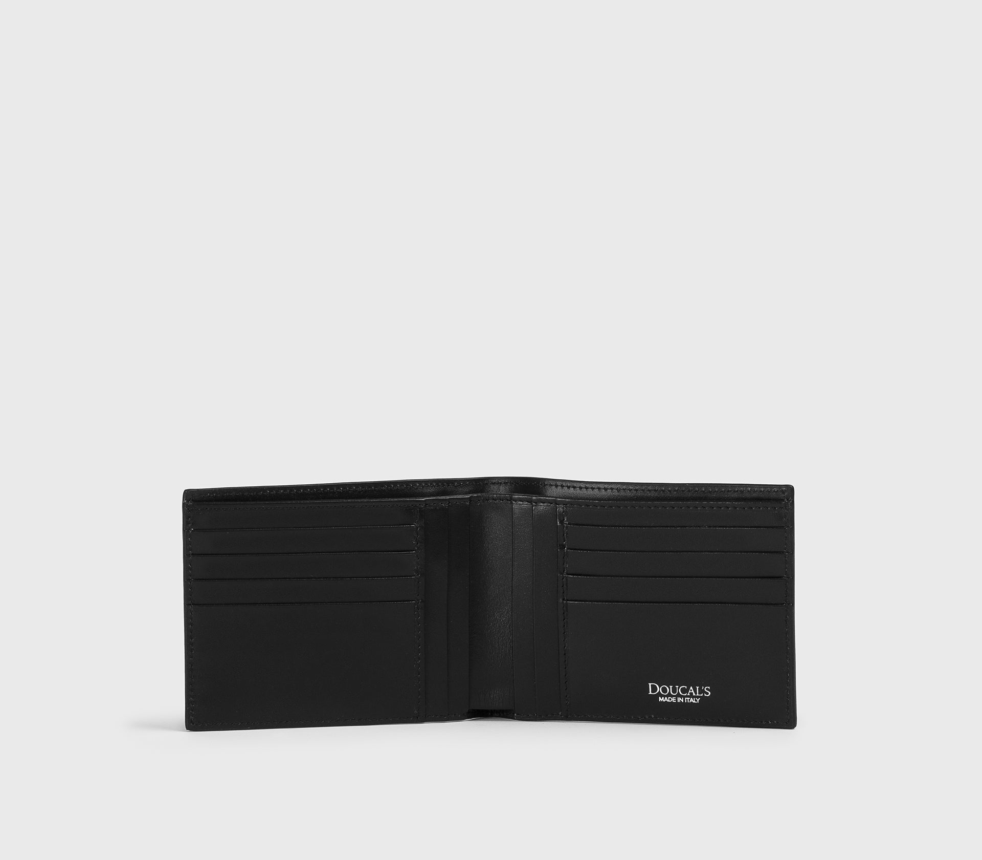 Schwarzes Lederportemonnaie