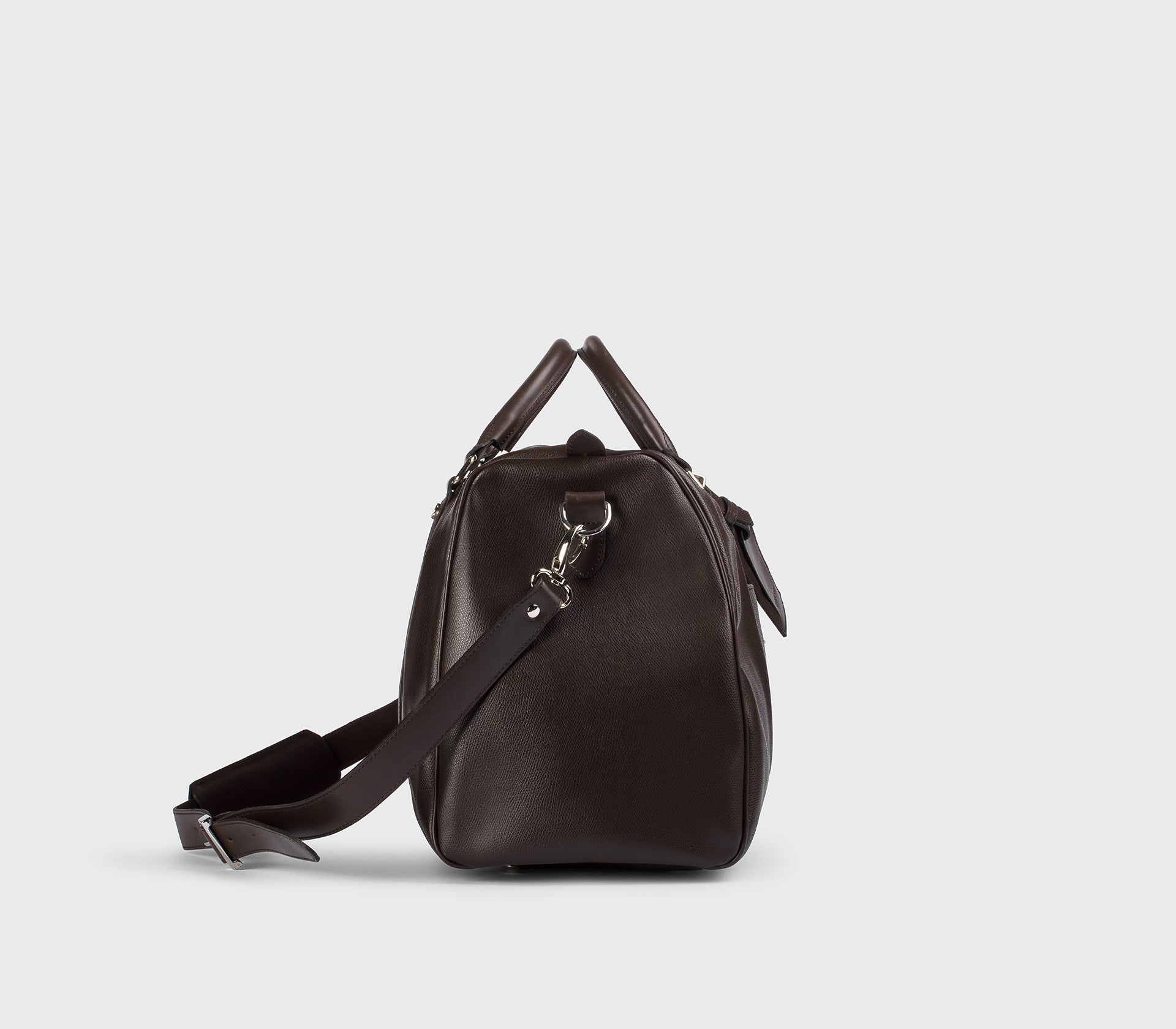 Sac 48H en cuir Palmellato brun foncé