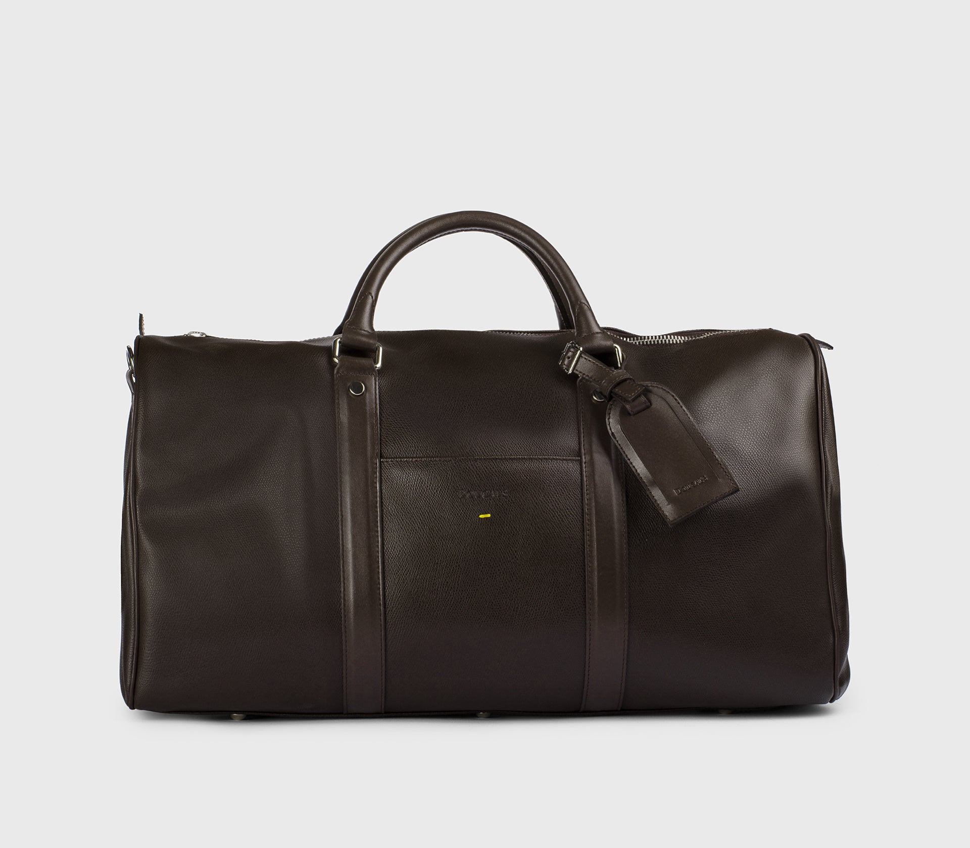 Sac 48H en cuir Palmellato brun foncé