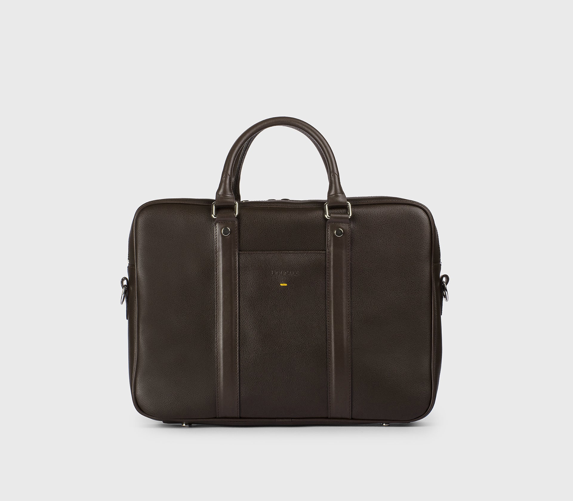 Sac 24H en cuir Palmellato brun foncé