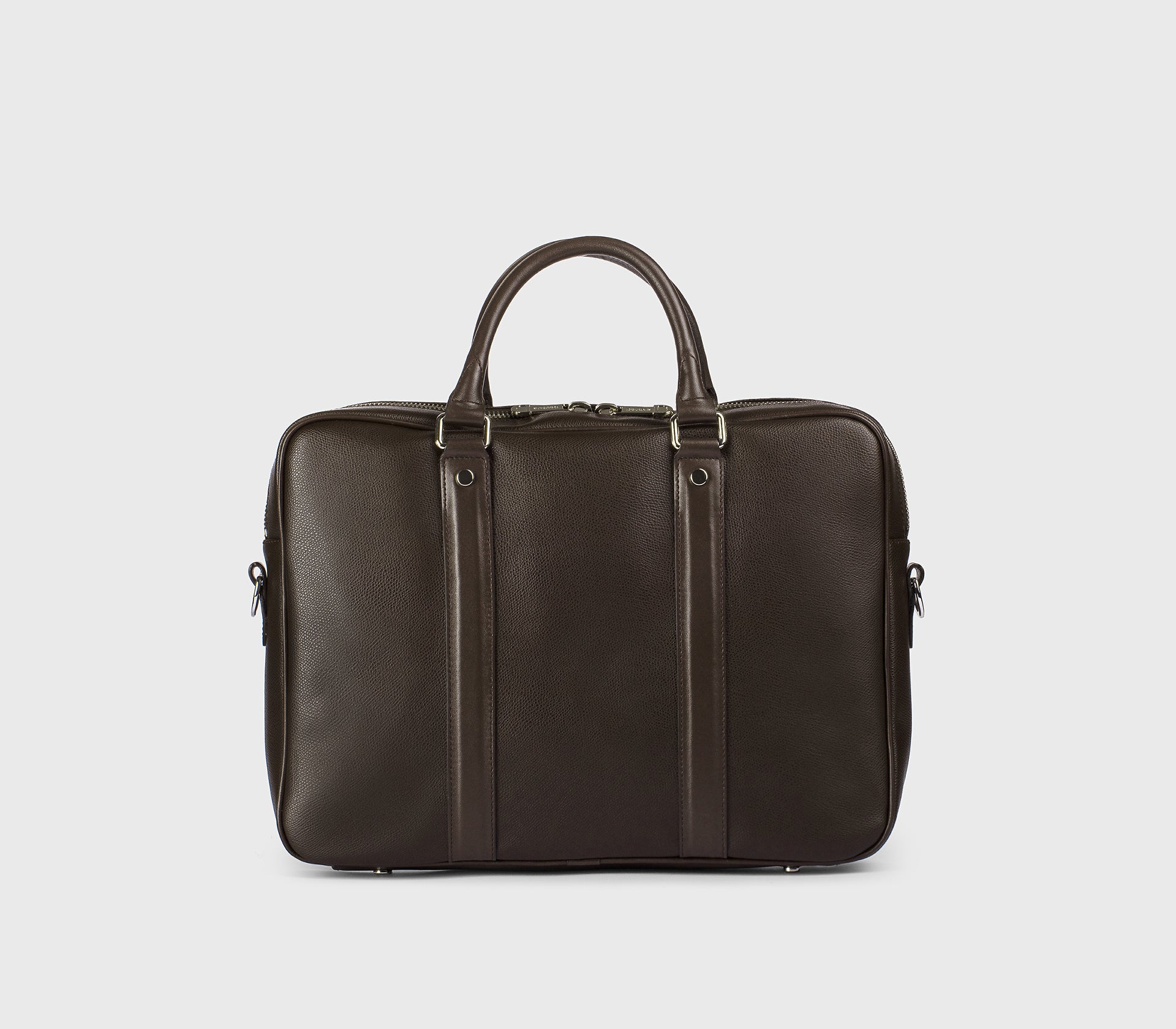 Sac 24H en cuir Palmellato brun foncé