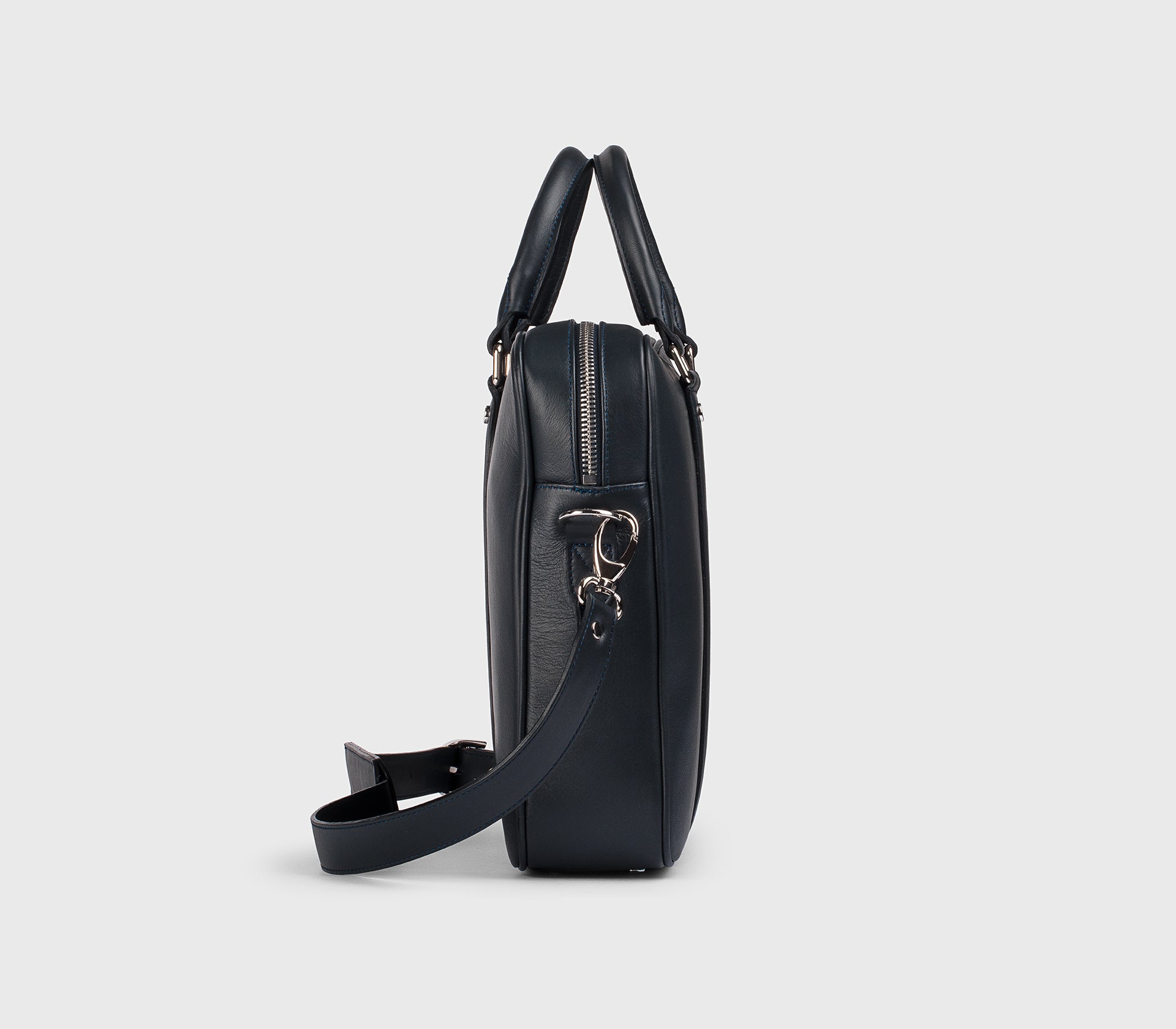 Borsa 24H in pelle blu