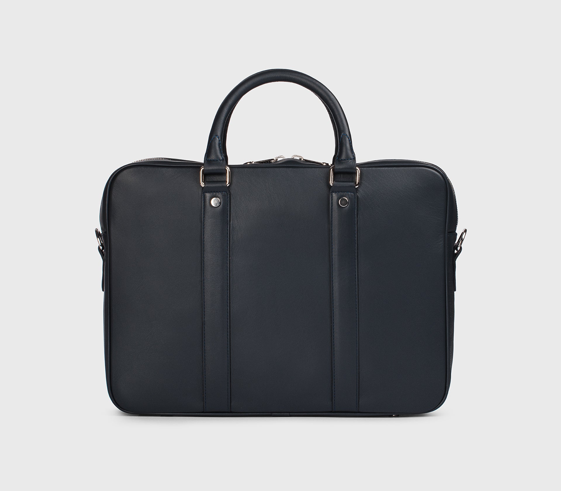 Leather briefcase | blue - Doucal's