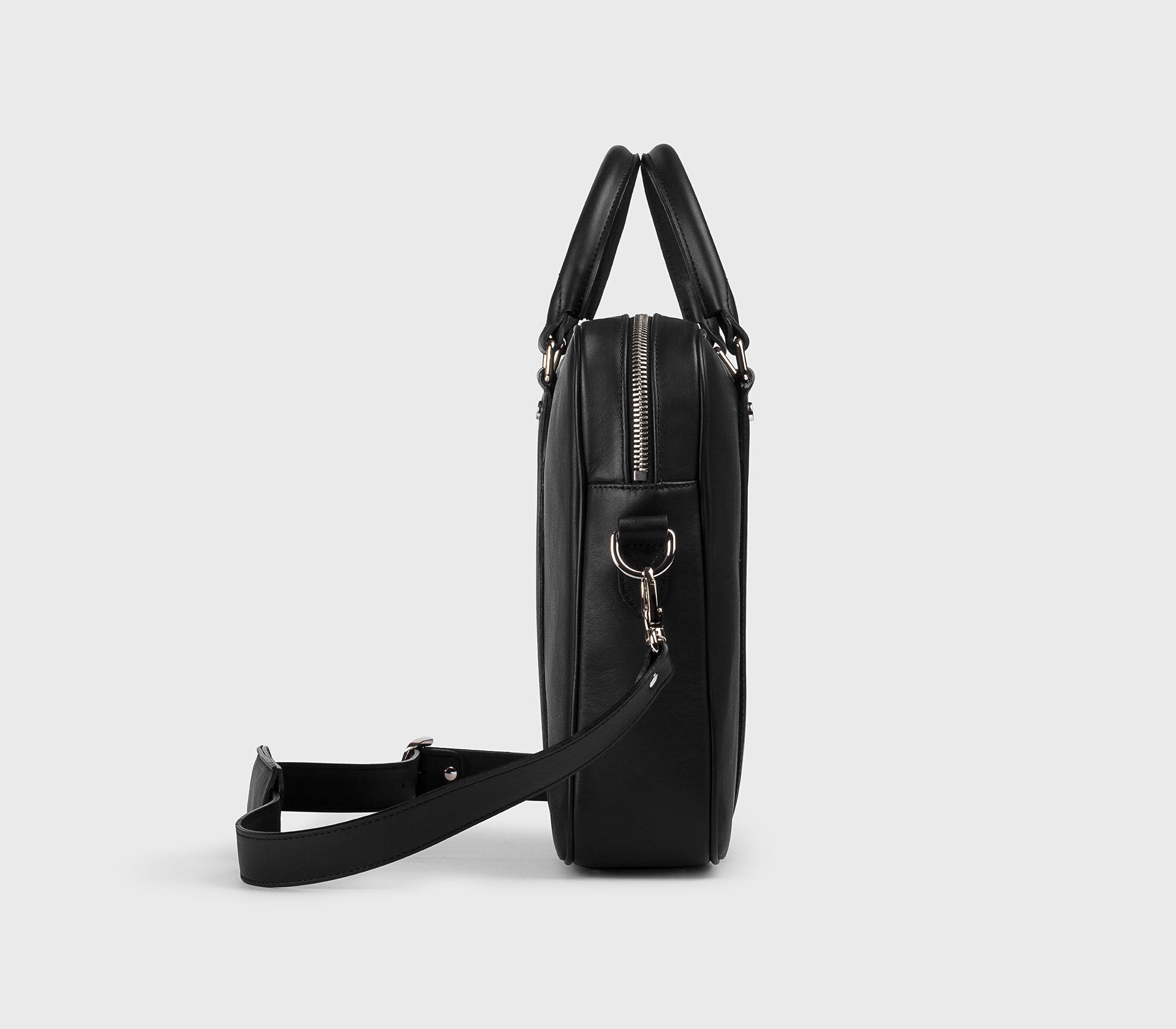 Borsa 24H in pelle nera