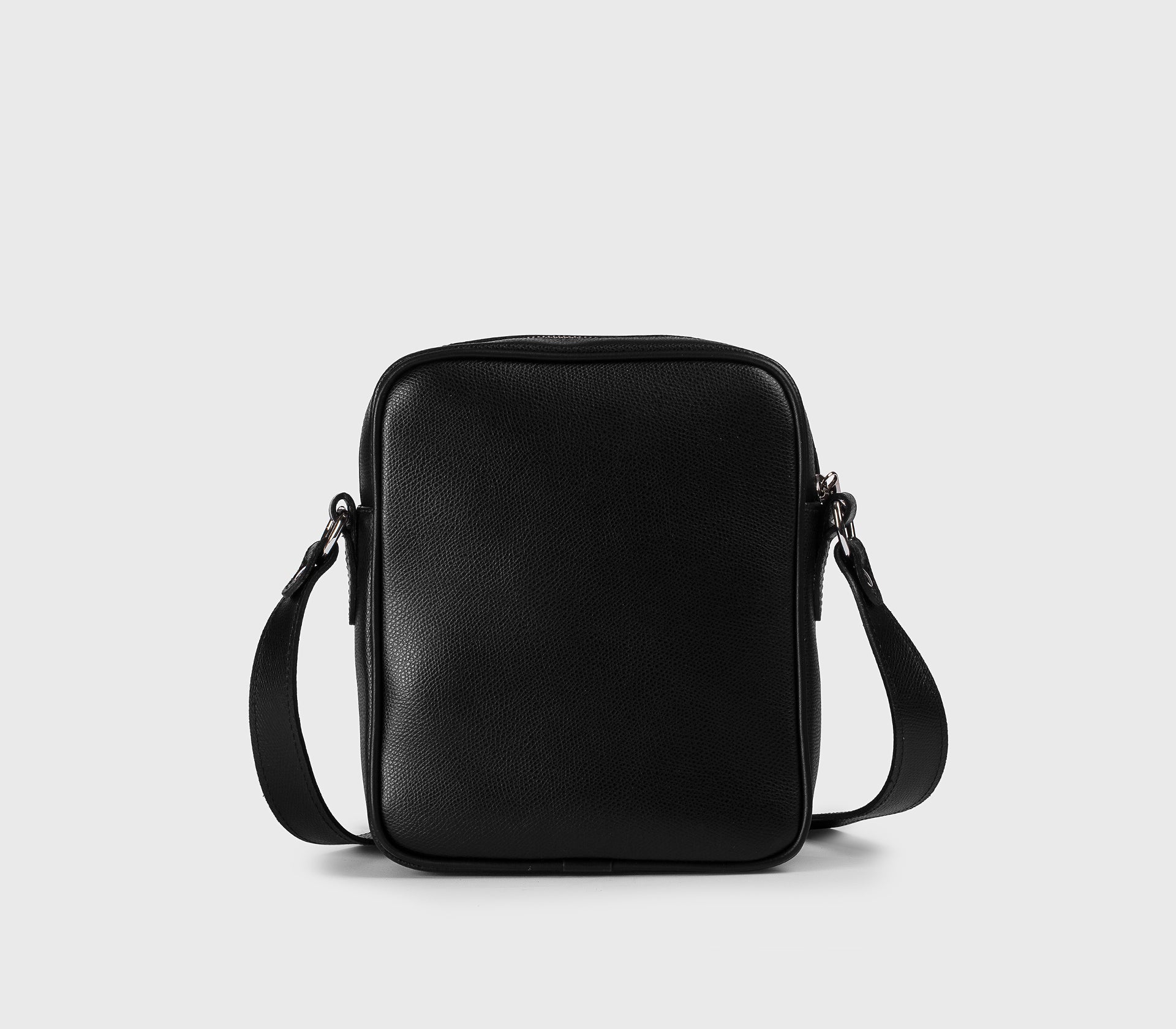 Sac à bandoulière en cuir Palmellato noir