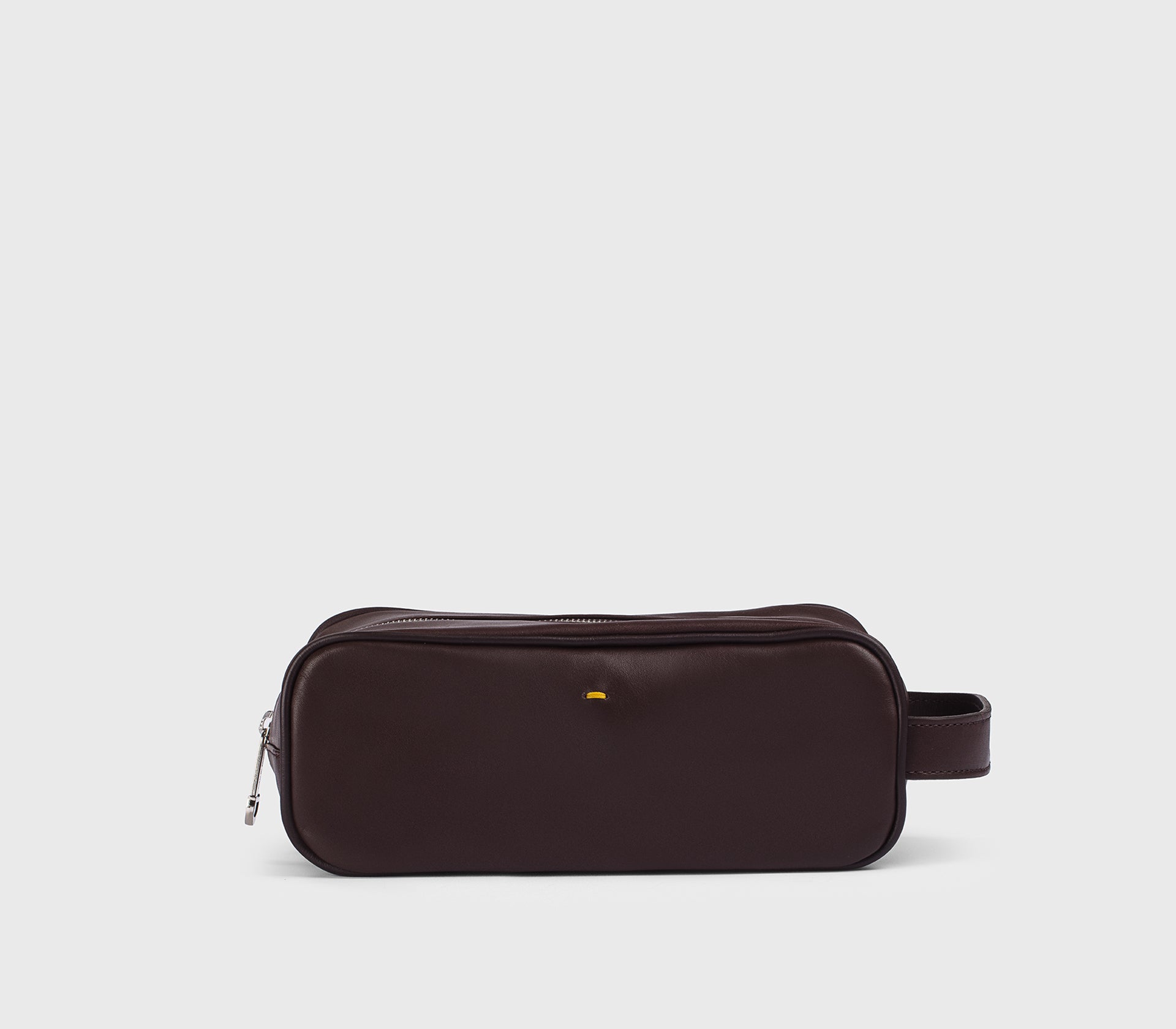 Barbera burgundy leather toiletry bag