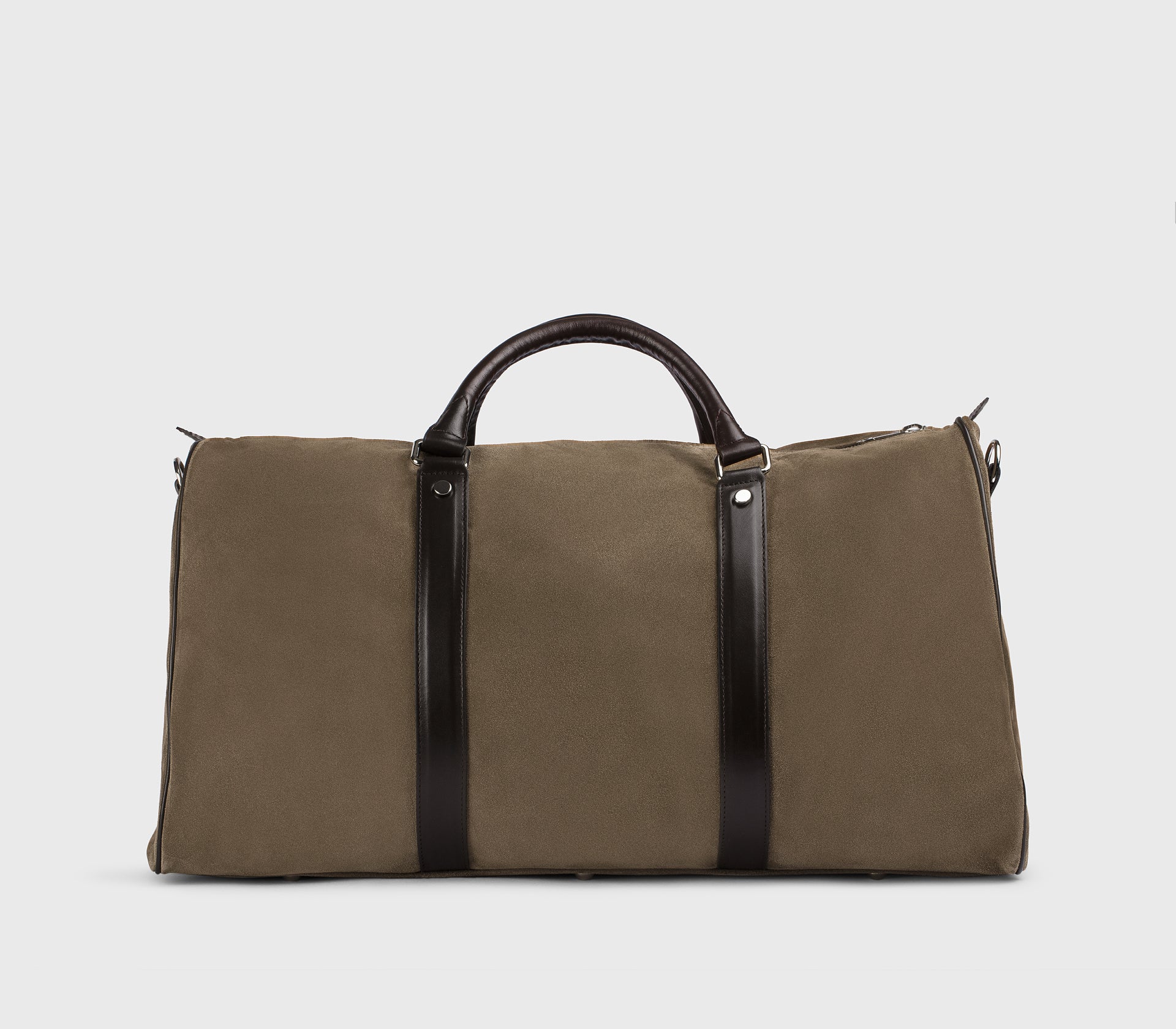 Borsa 48H in pelle e suede cacao