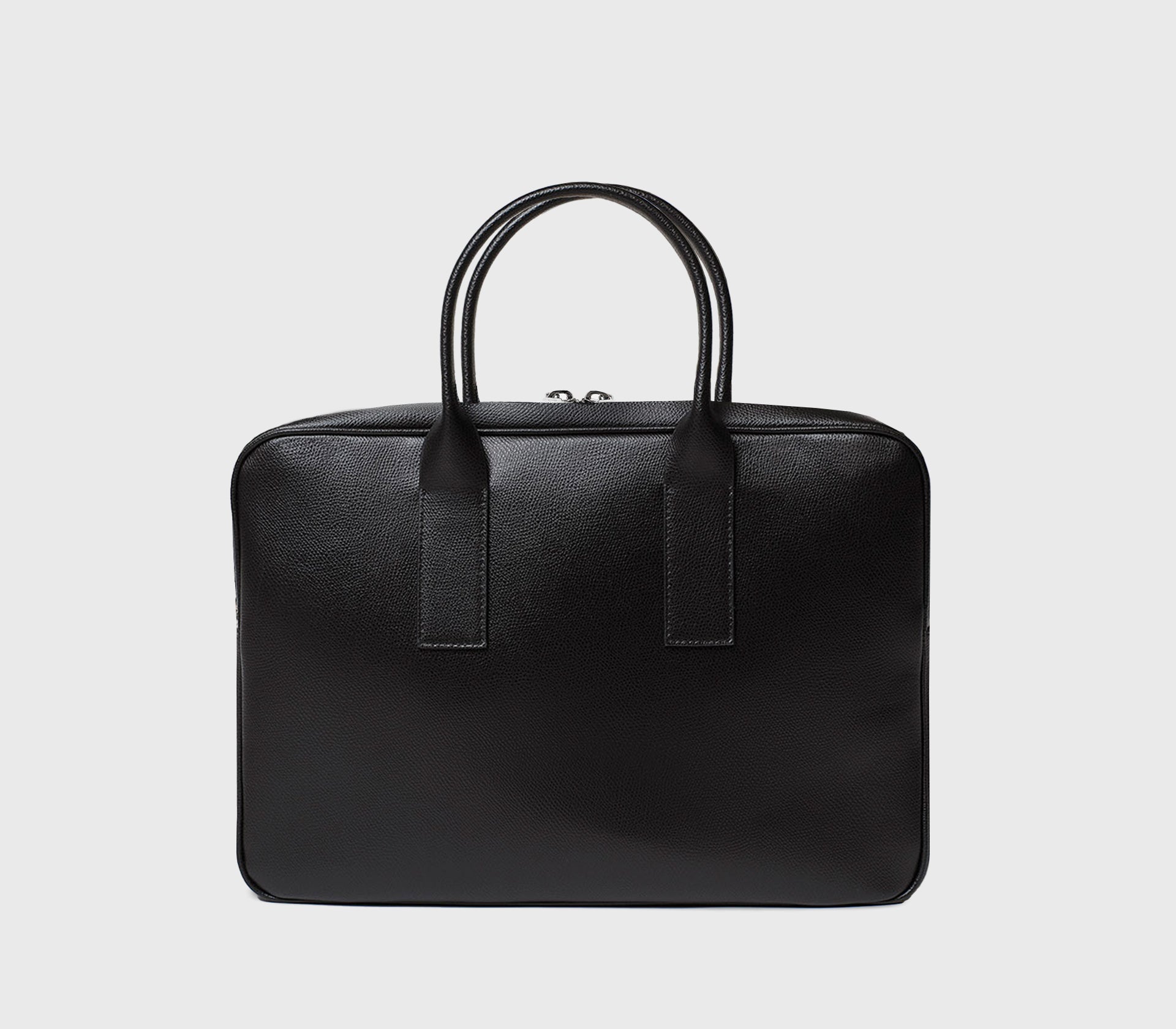 Black Palmellato leather “Catch” bag