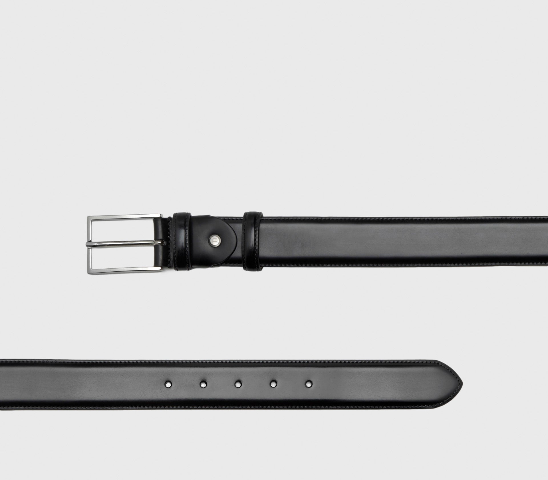 Cintura regolabile da uomo in pelle| nero - Doucal's