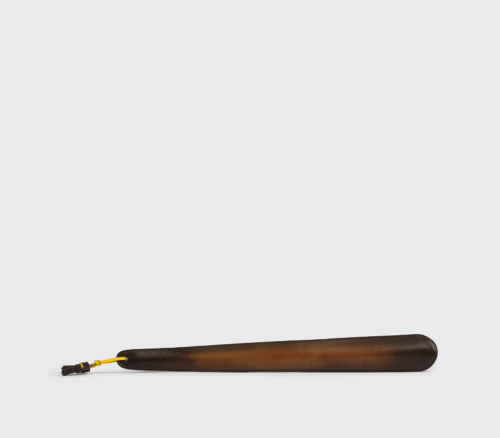 Tan leather large shoehorn