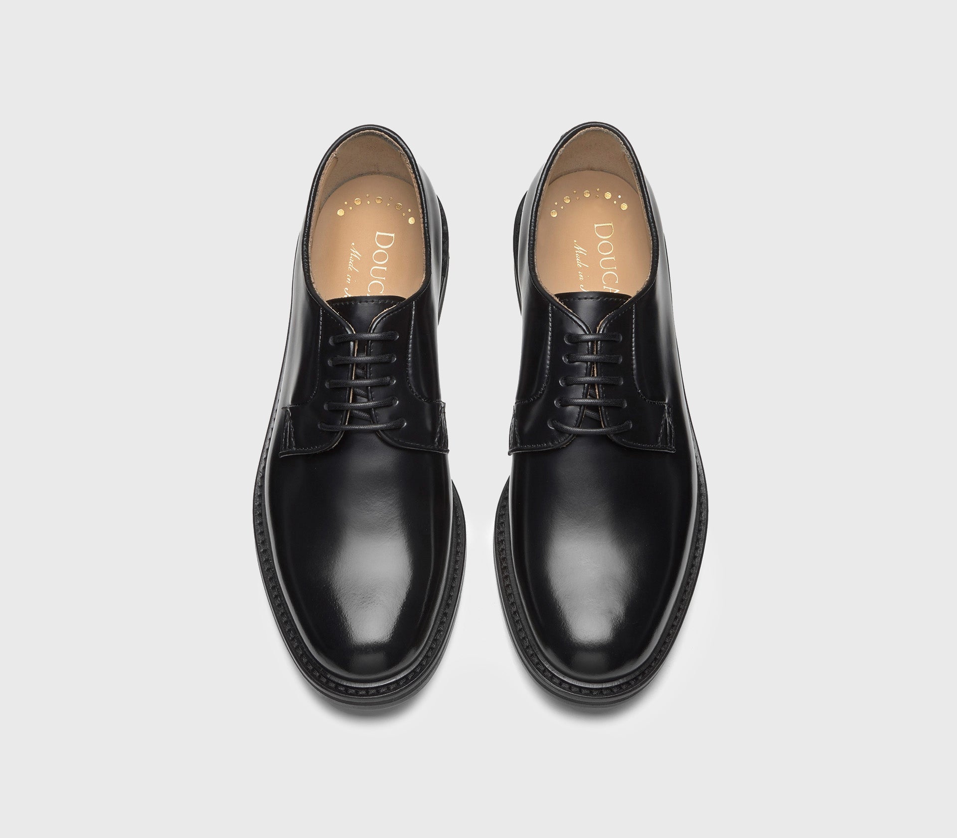Women's leather lace-up shoes | black - Doucal's Women's leather lace-up shoes | black - Doucal's