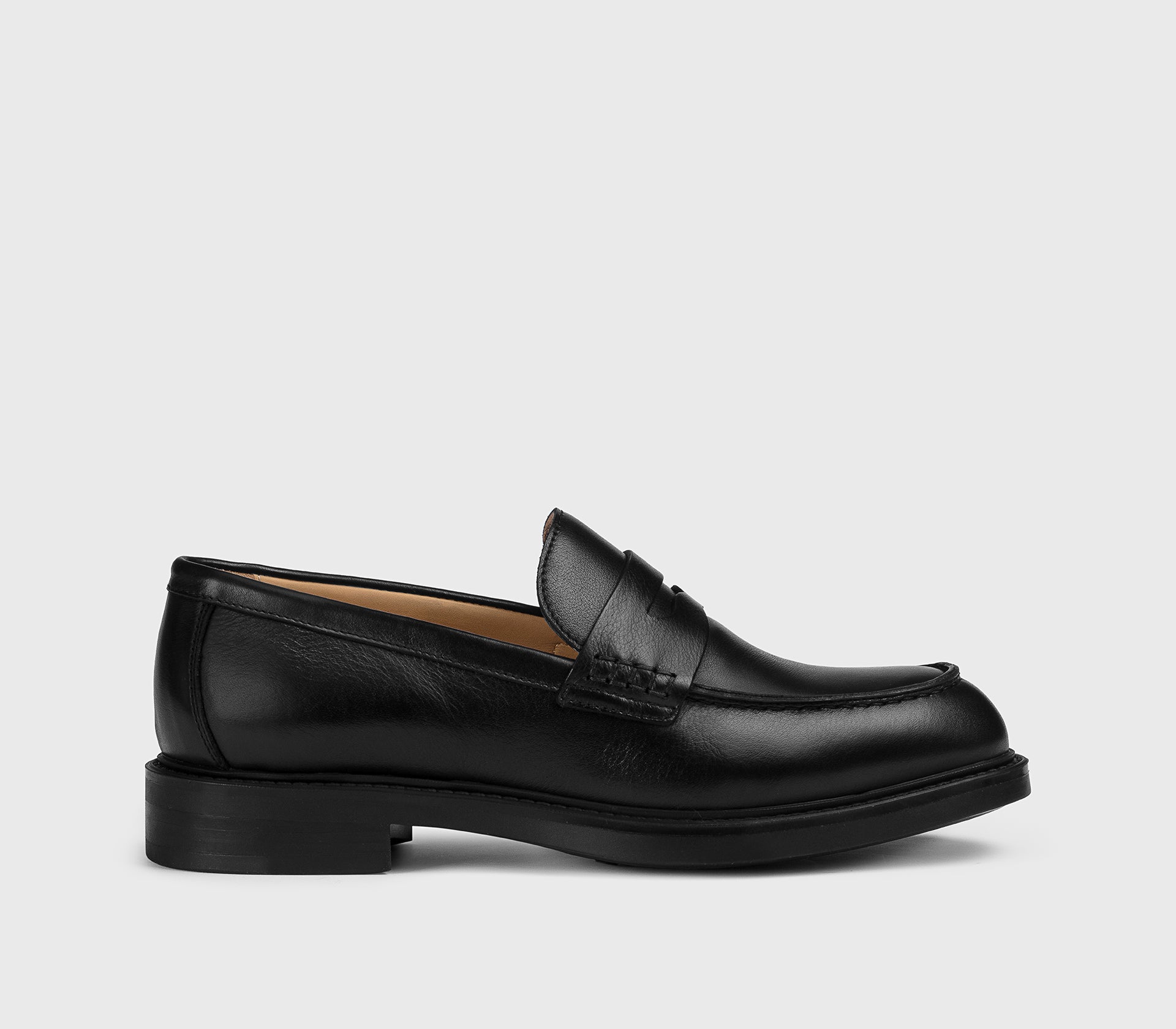 Mocassino Penny da donna in pelle | nero - Doucal's