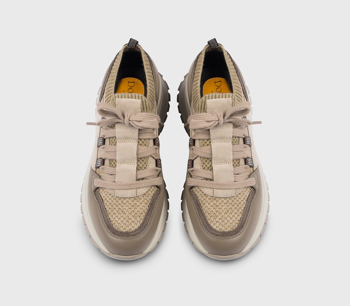 DD8730WHINPX801HM49 - Sneaker in materiali combinati creta