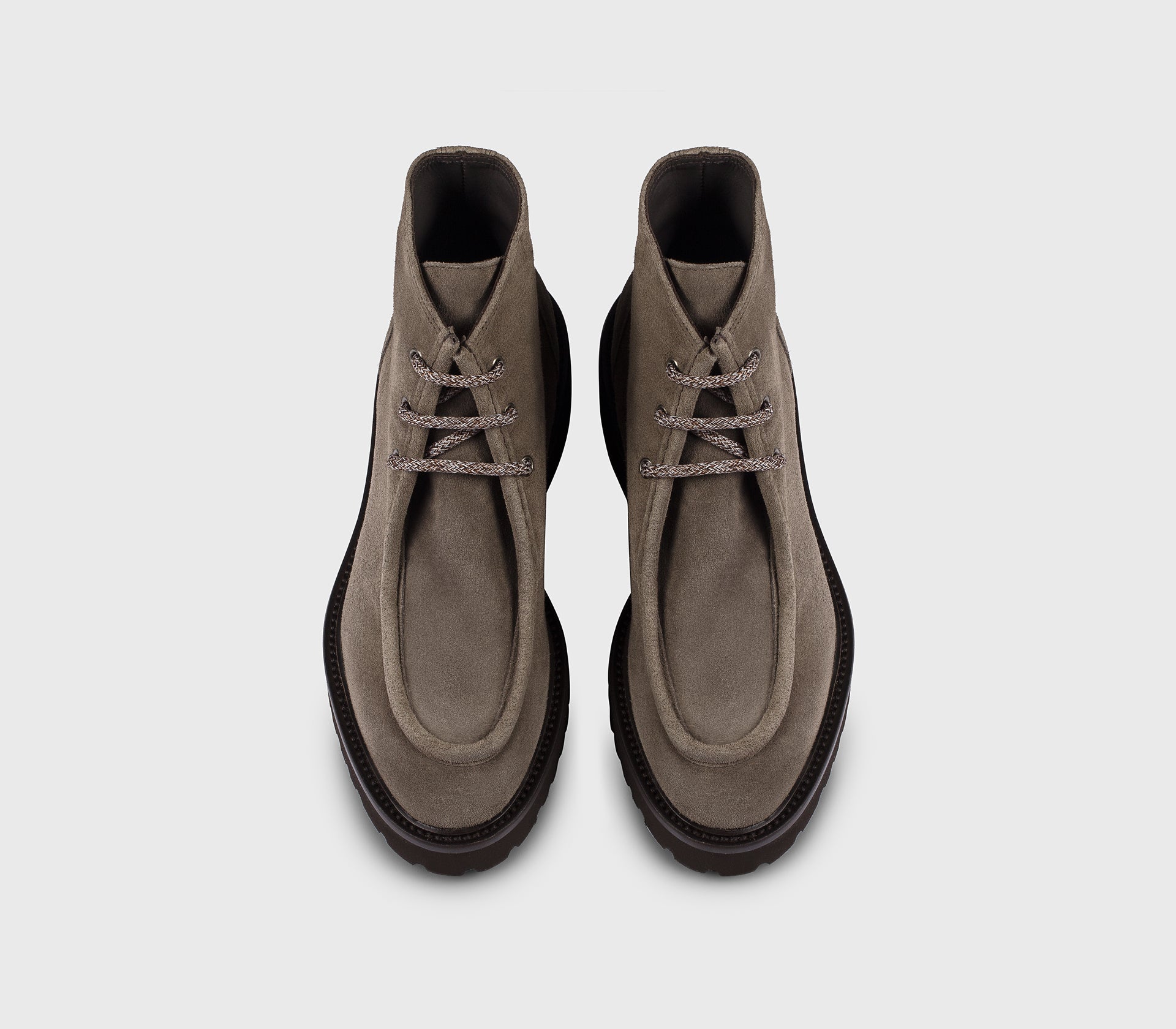 Botte chukka en daim « expresso »
