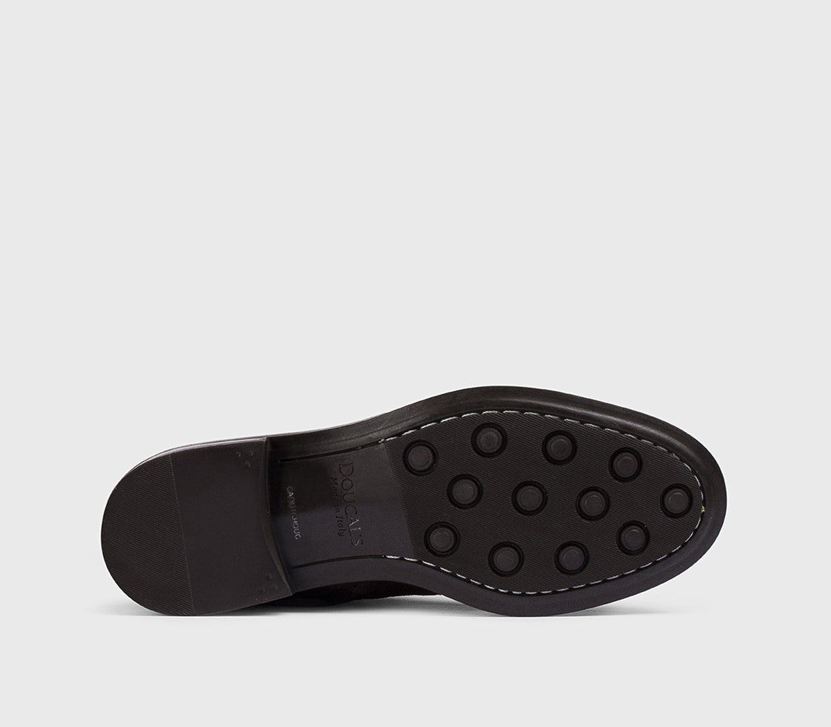 Botte en daim couleur acajou