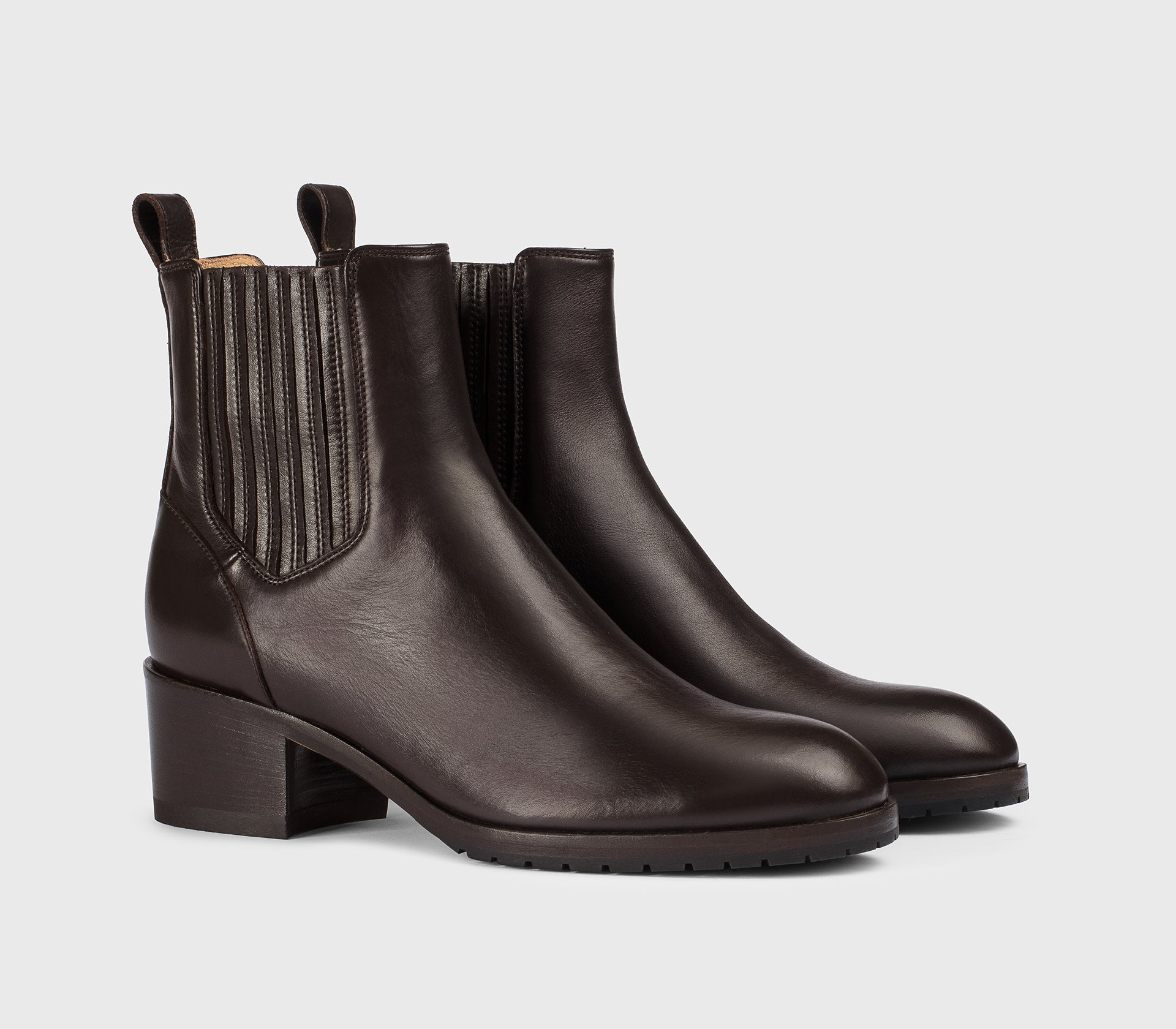 DD8834ROXAUF214TL03 - Stivaletto in pelle mogano
