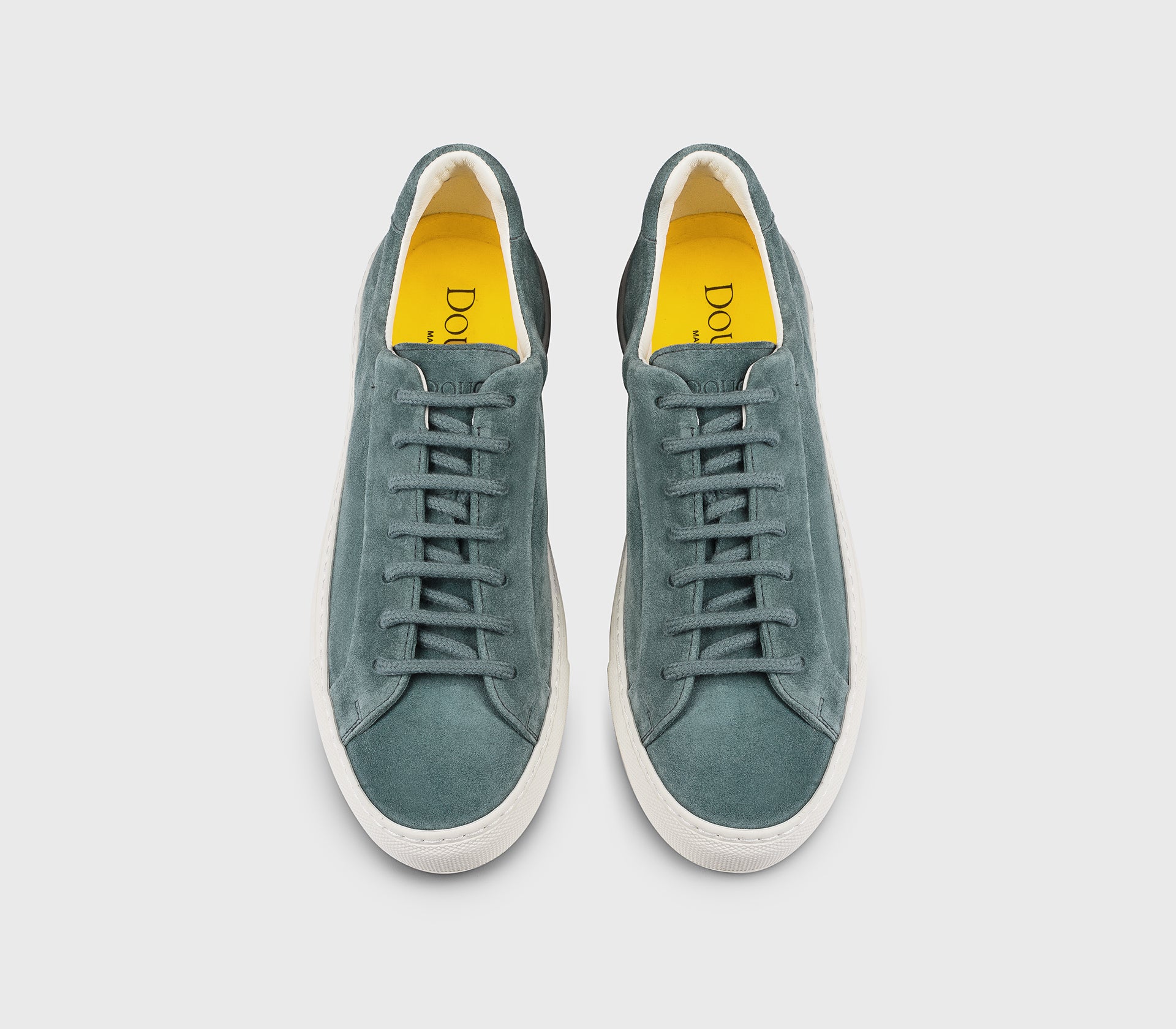 Sneaker aus Veloursleder im Blauton „Horizon“