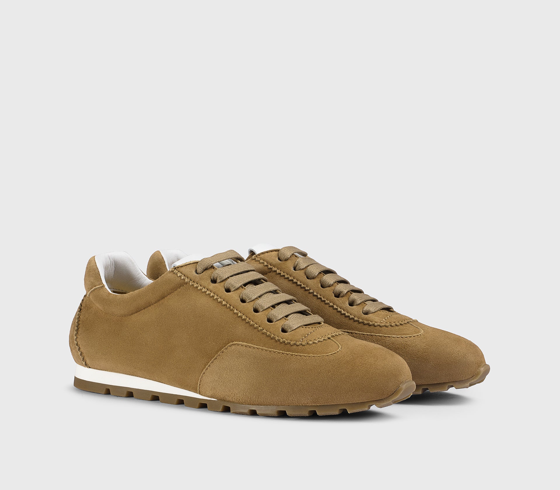 DD8907JULTPZ853DC53 - Sneaker in suede "teddy" beige