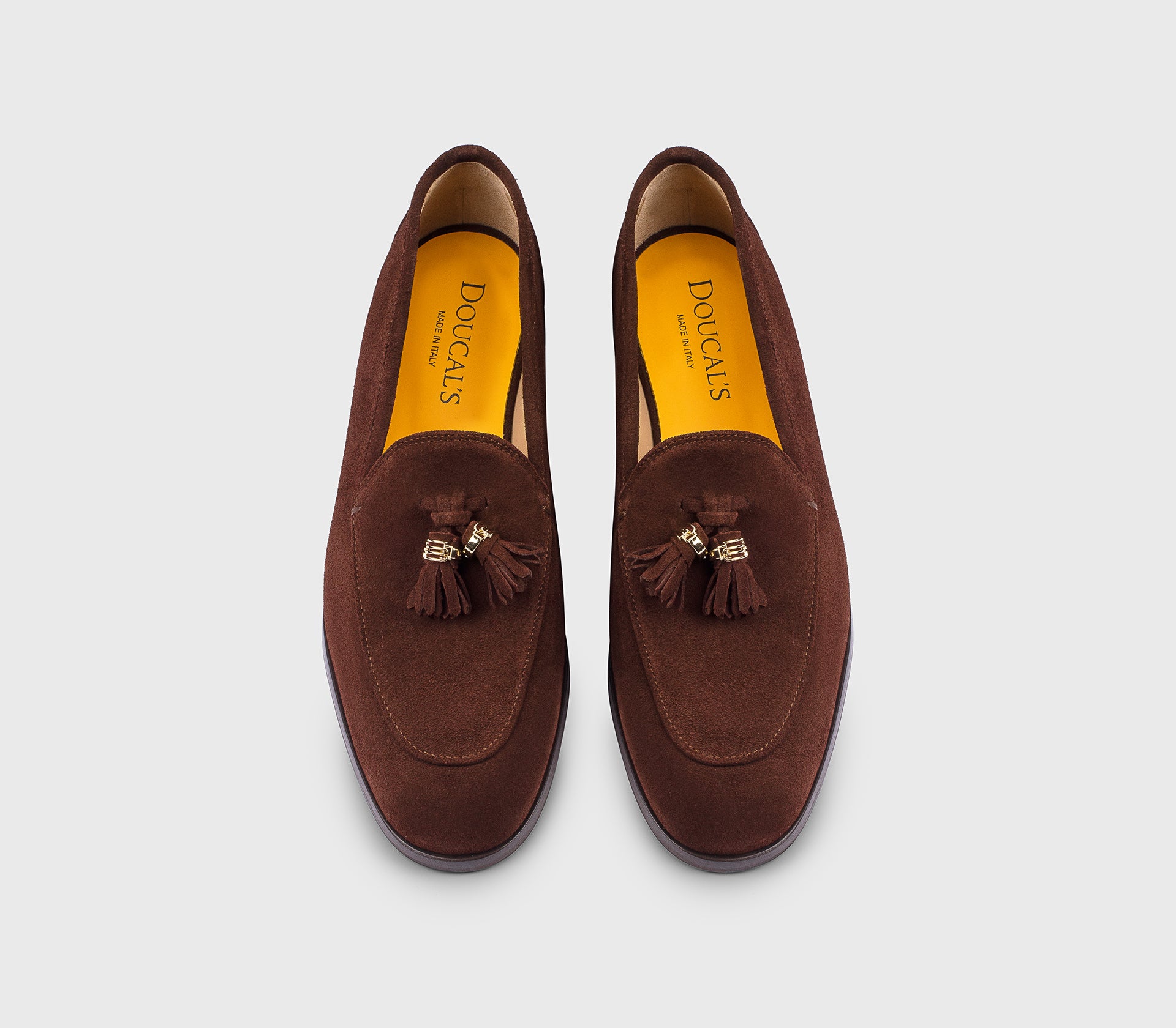 Mocassin à glands en daim marron « bois »