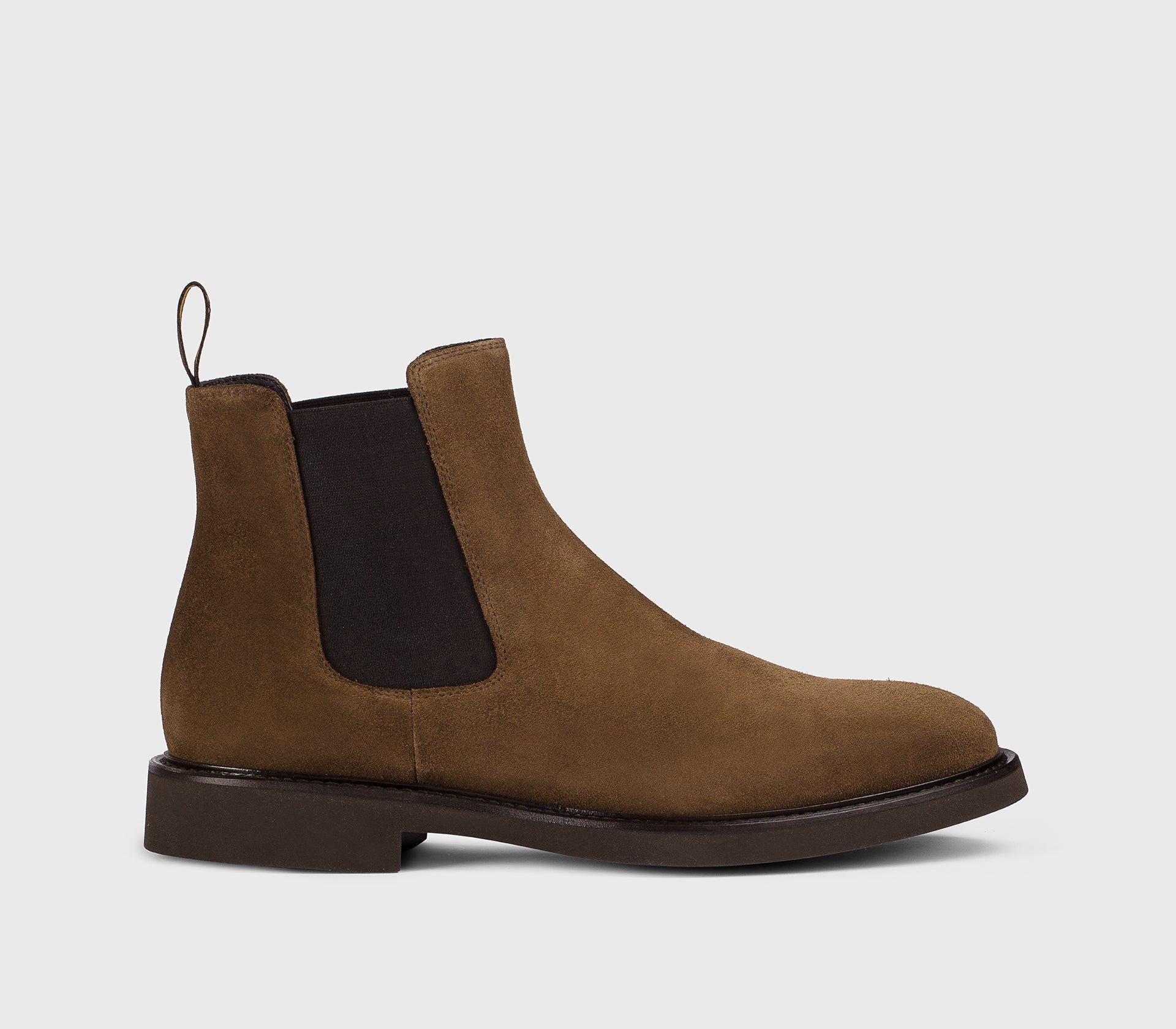 Stivaletto beatles da uomo in suede| havana - Doucal's