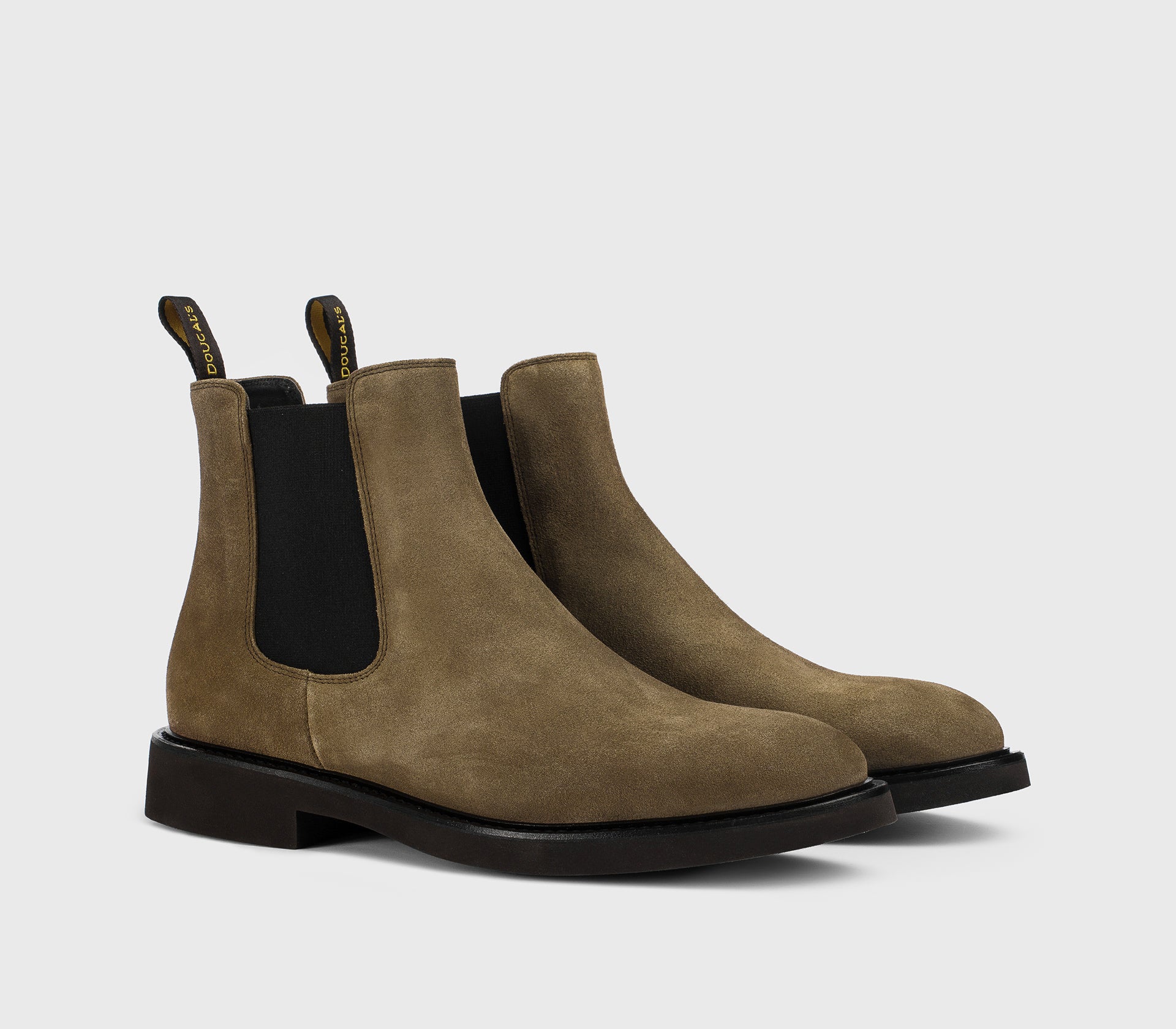 Cocoa suede ankle boot