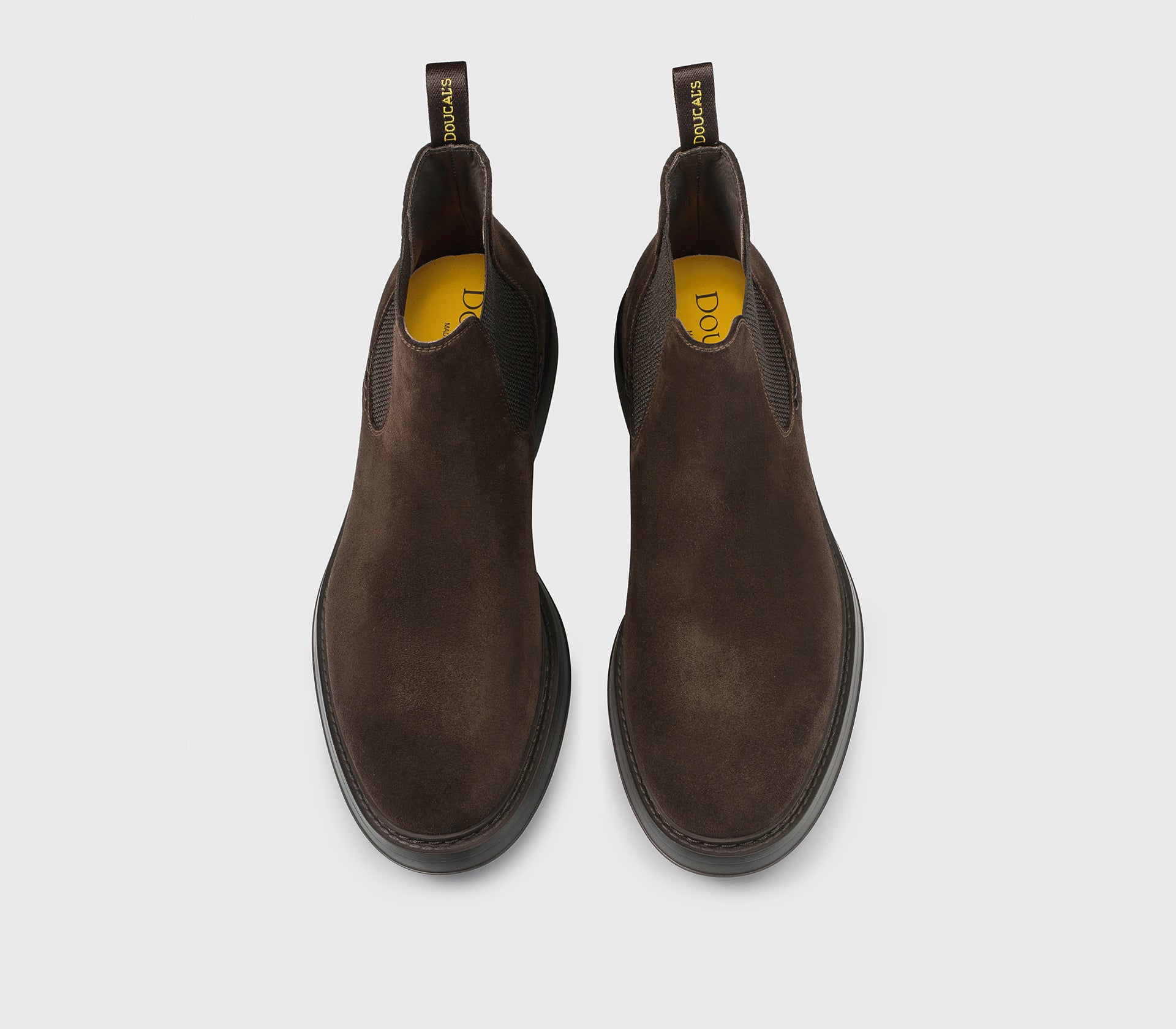 Stivaletto in suede marrone
