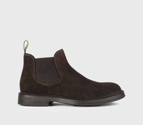 Bottines Doucal's En Cuir Grainé Noir - Pointure 44 Homme, Occasion Très Bon état