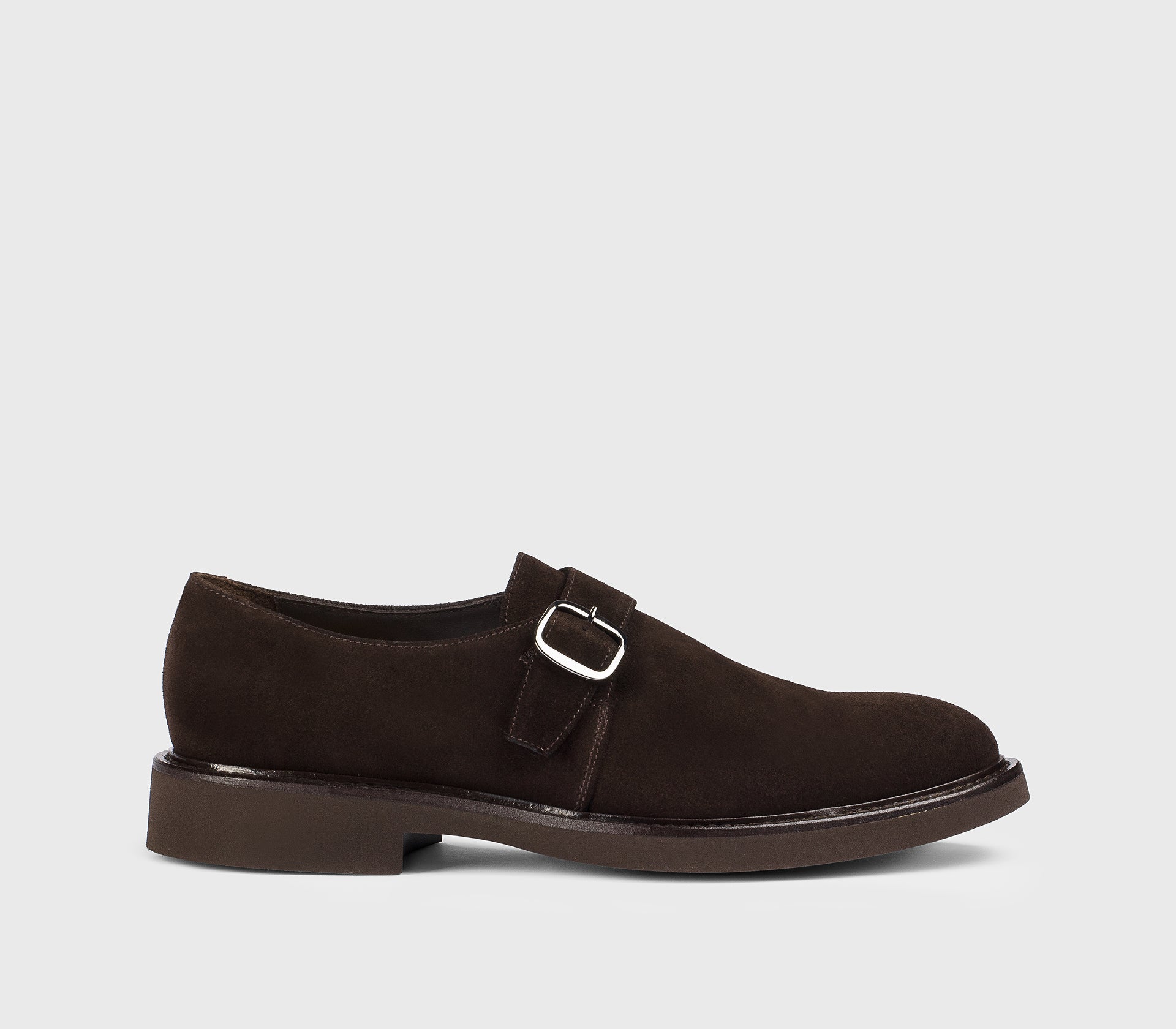Mono fibbia da uomo in suede | marrone - Doucal's