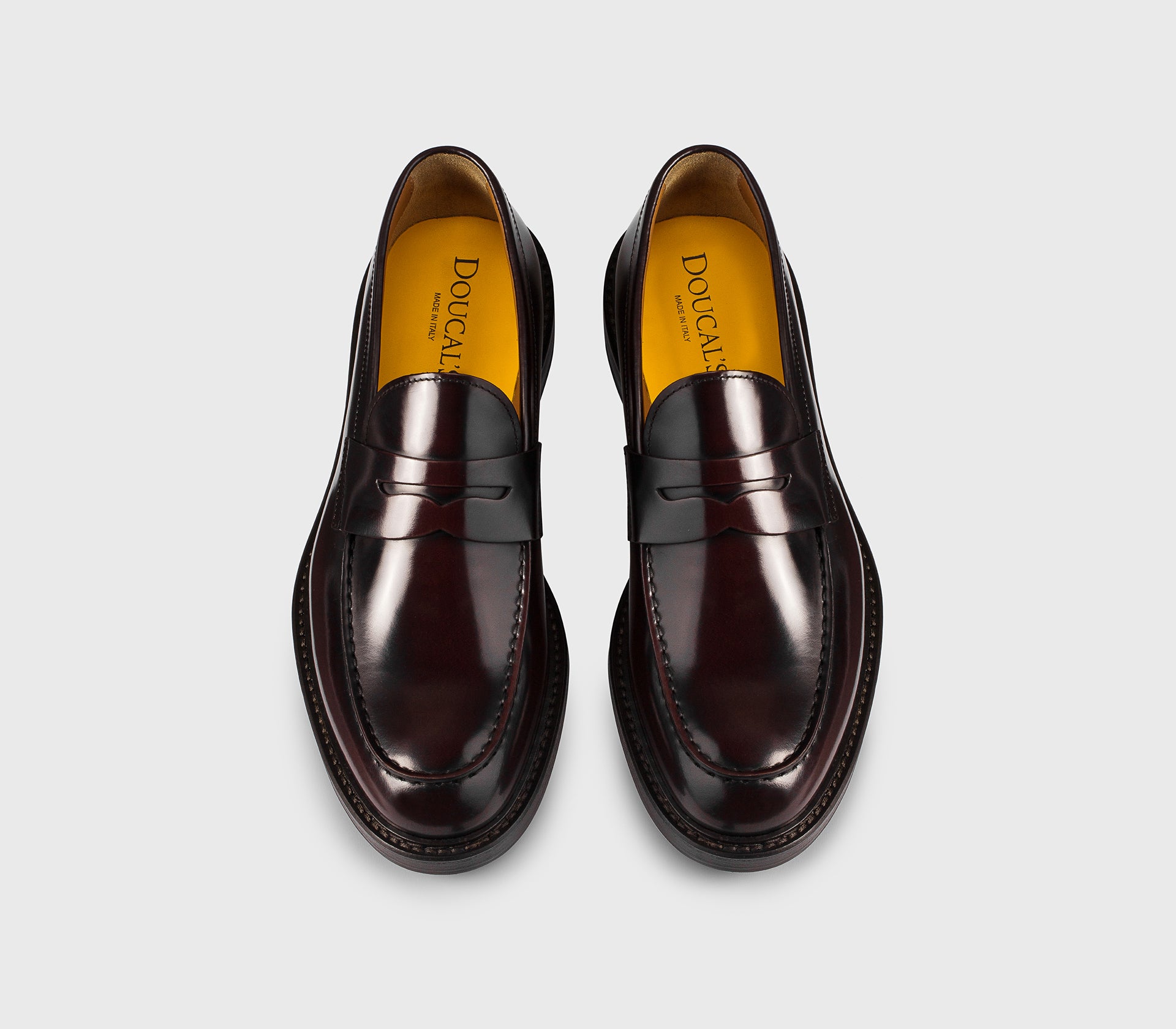 DU2528SIEWUF007TL01 - Mocassino in pelle burgundy