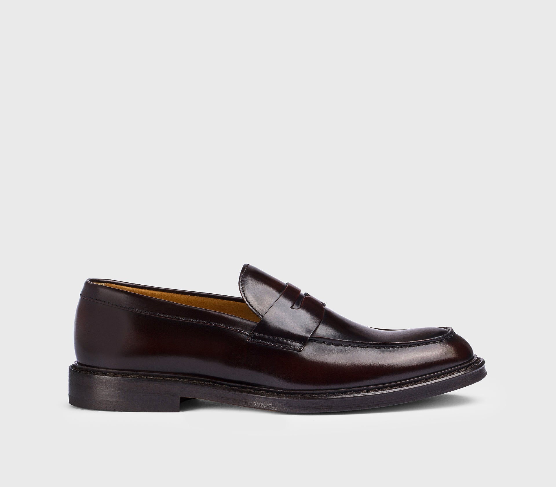 Mocassin Penny en cuir barbera