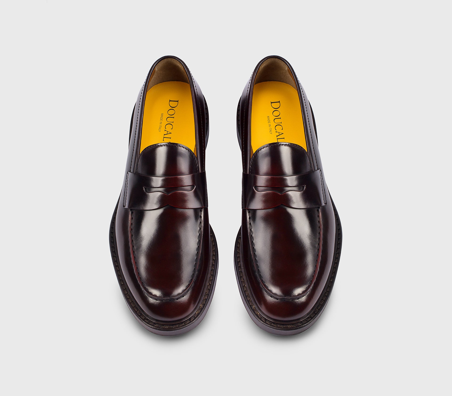 Mocassin Penny en cuir barbera