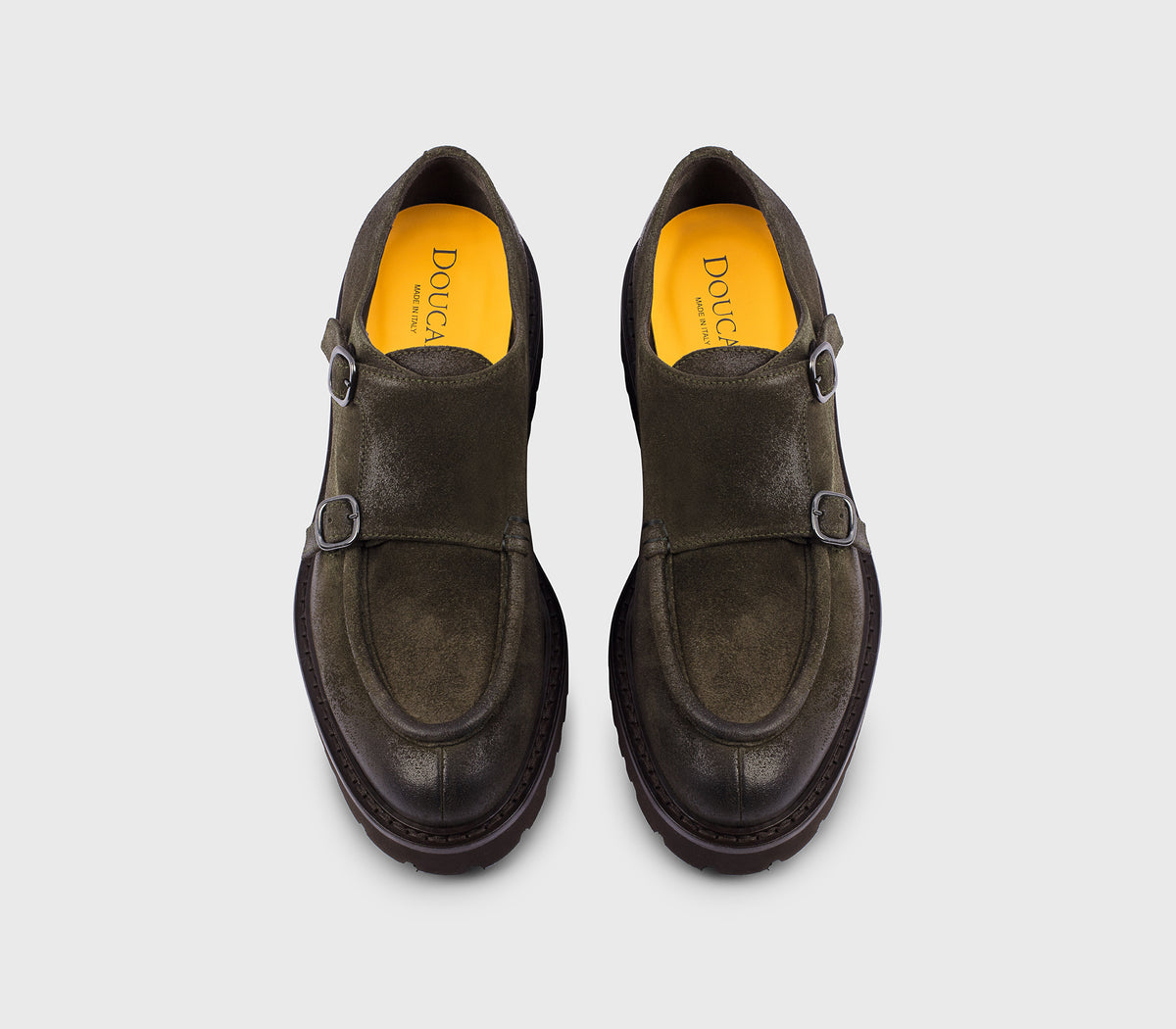 DU2738PHILUF205TV23 - Doppia fibbia in suede muschio