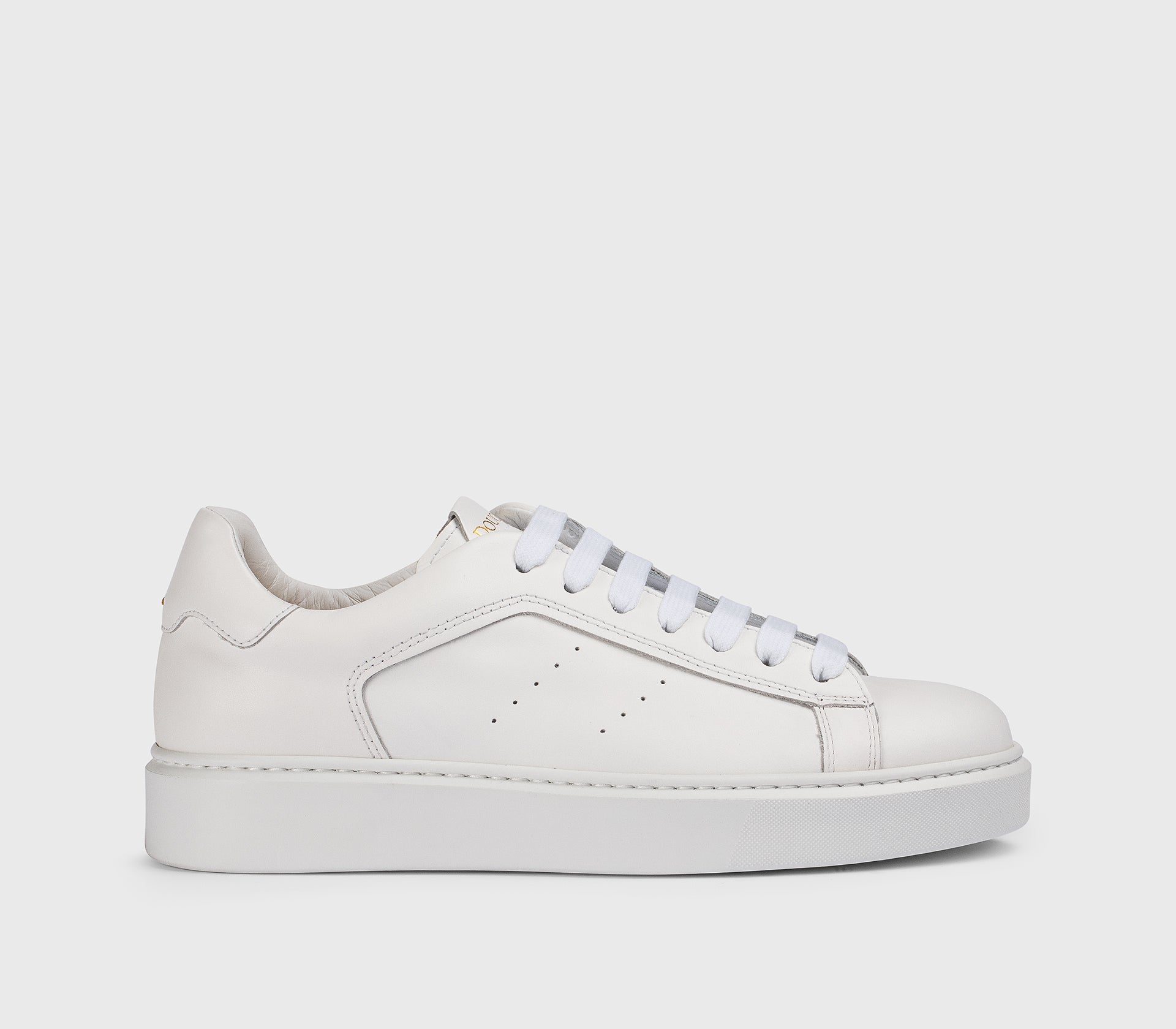 White leather sneaker