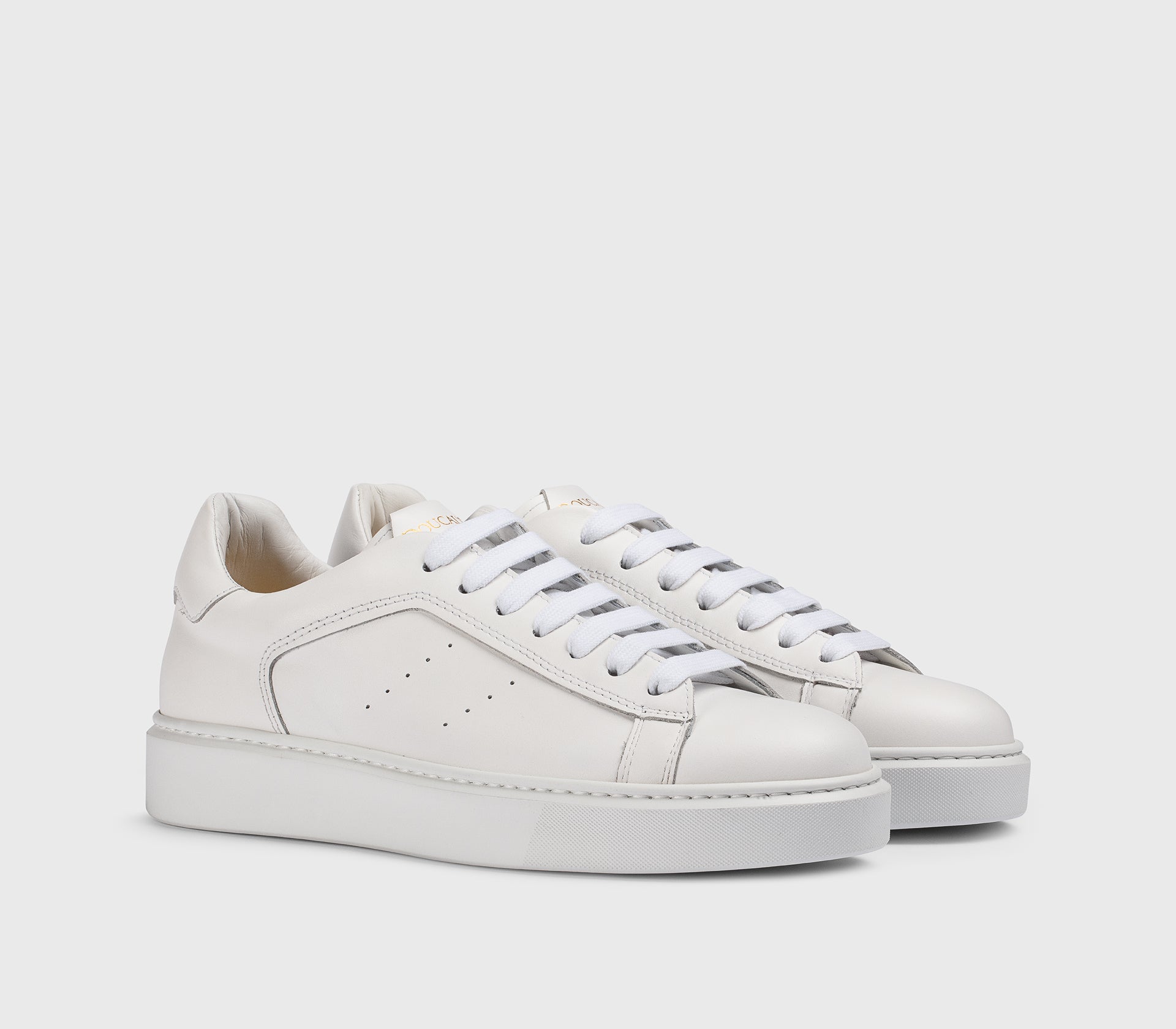 White leather sneaker