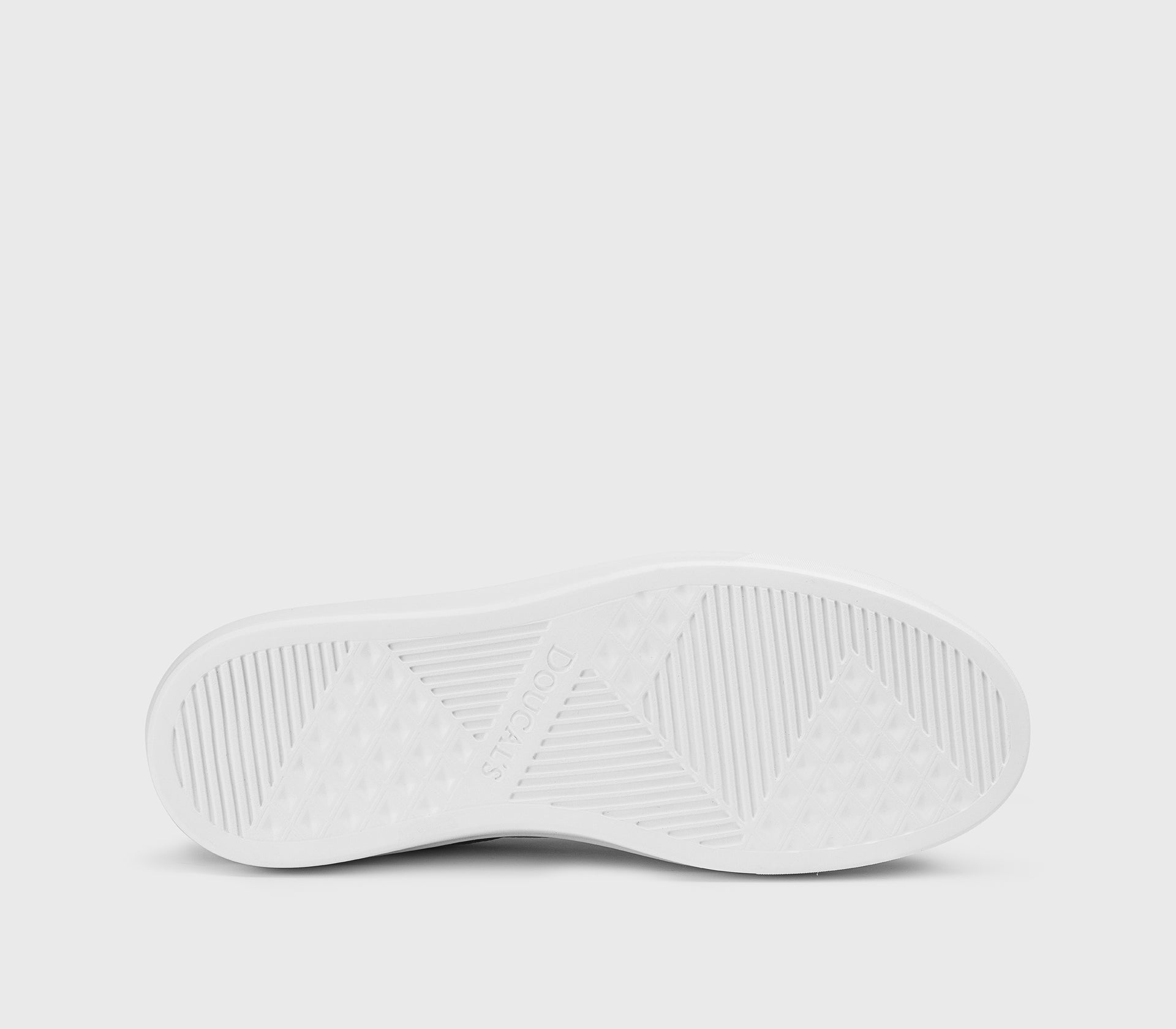 Sneaker aus weißem Walkleder