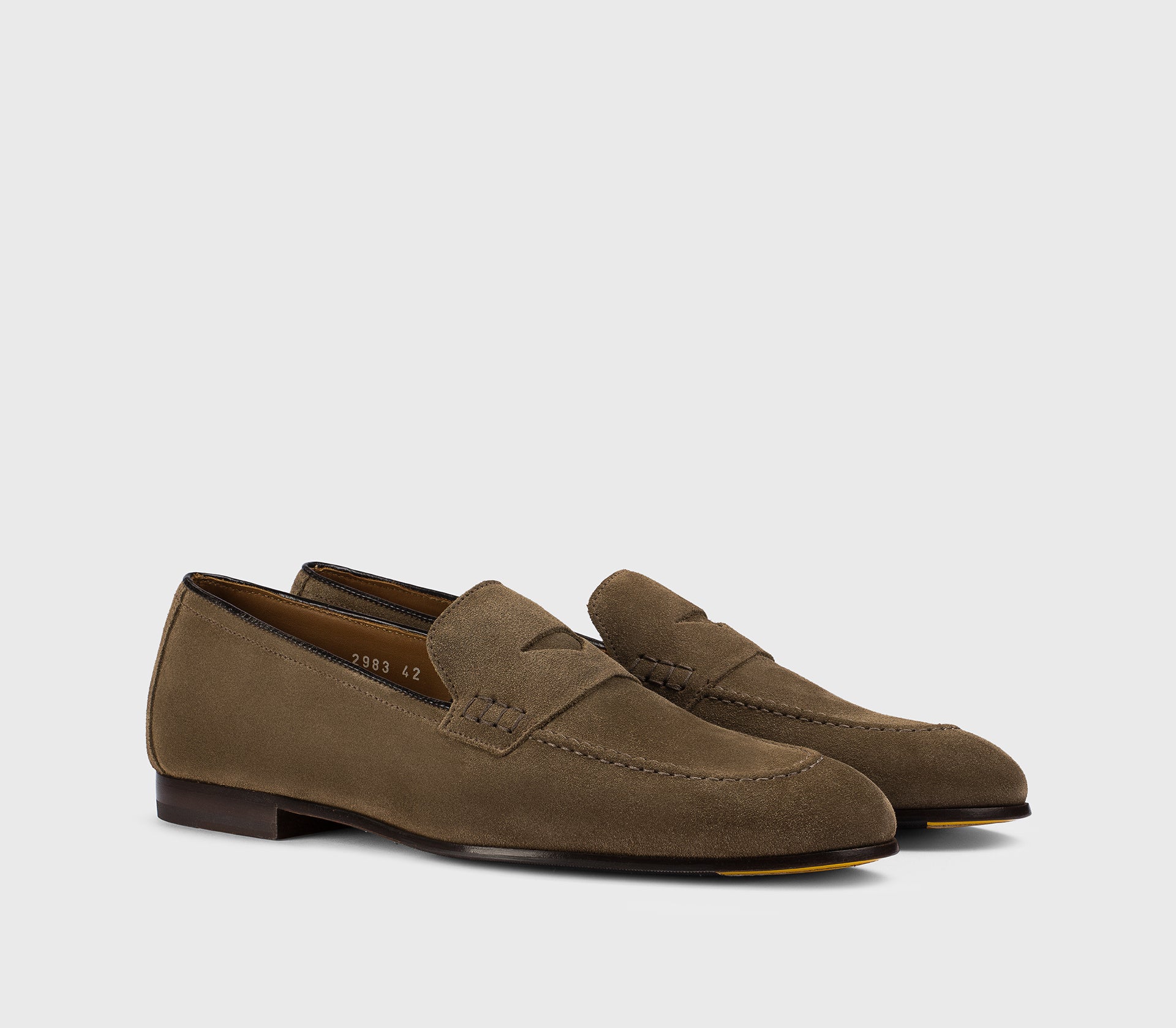 Cocoa suede loafer