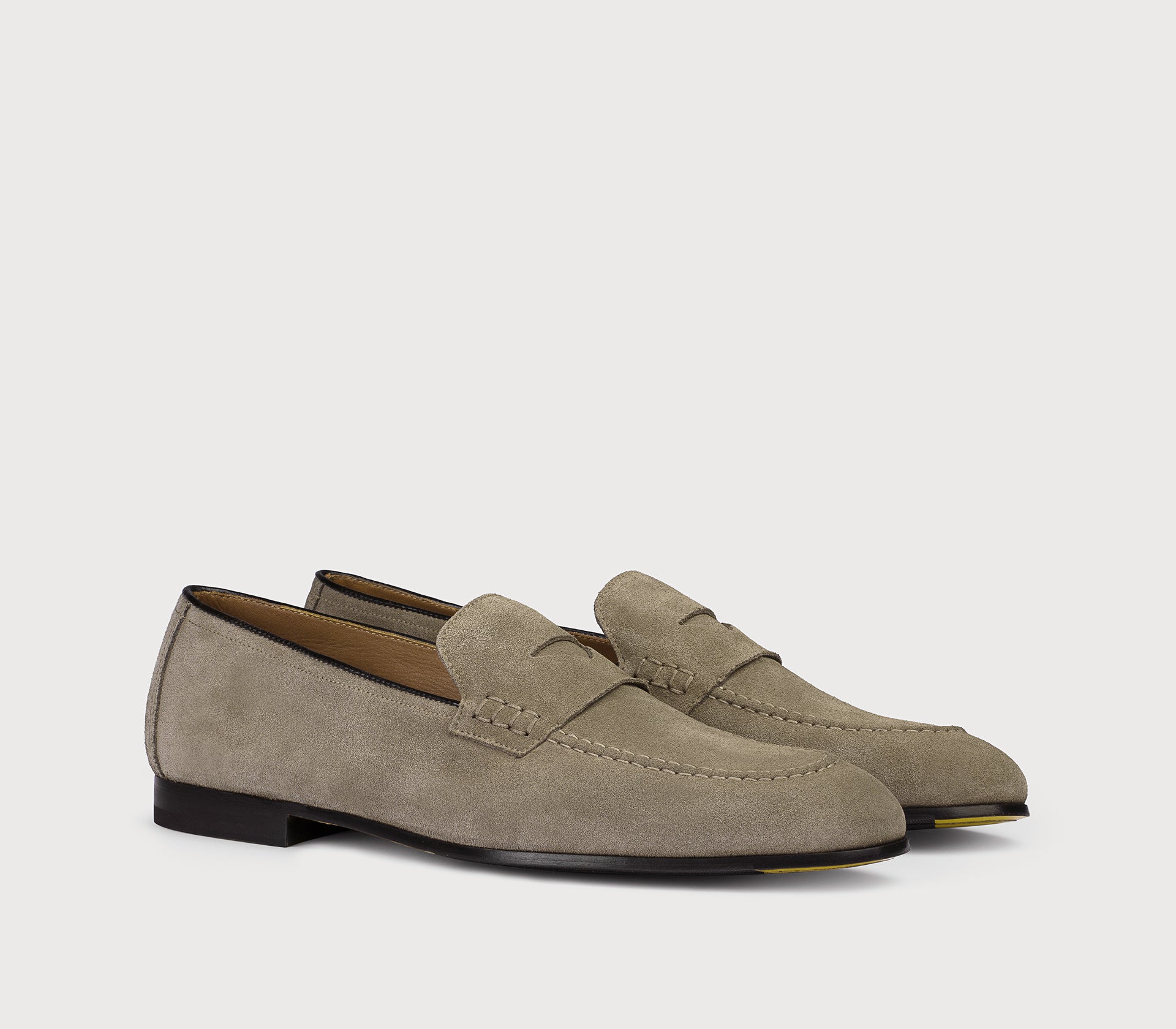 DU2983PANNUF106TC30 - Mocassino in suede beige