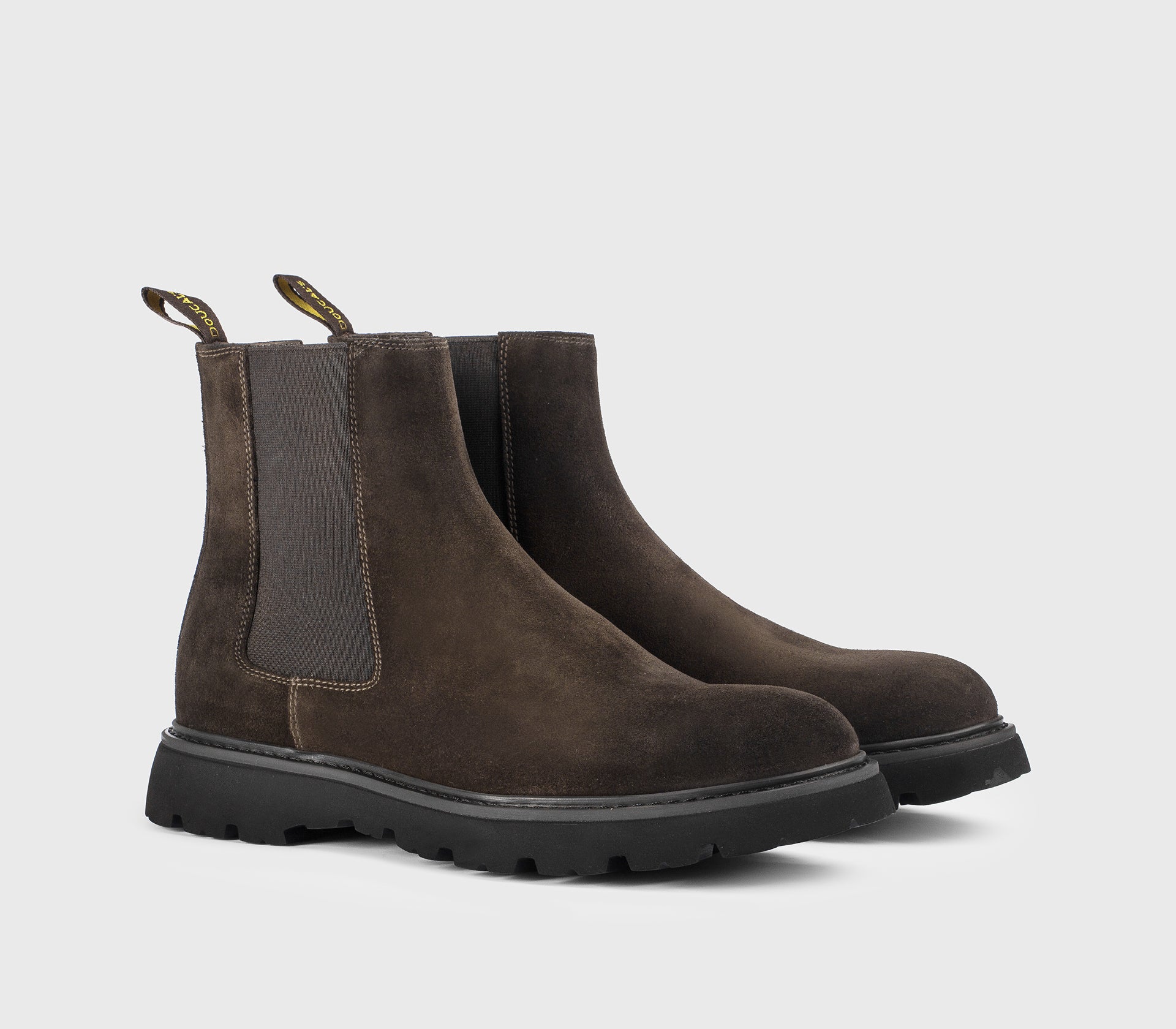 Stivaletto in suede marrone