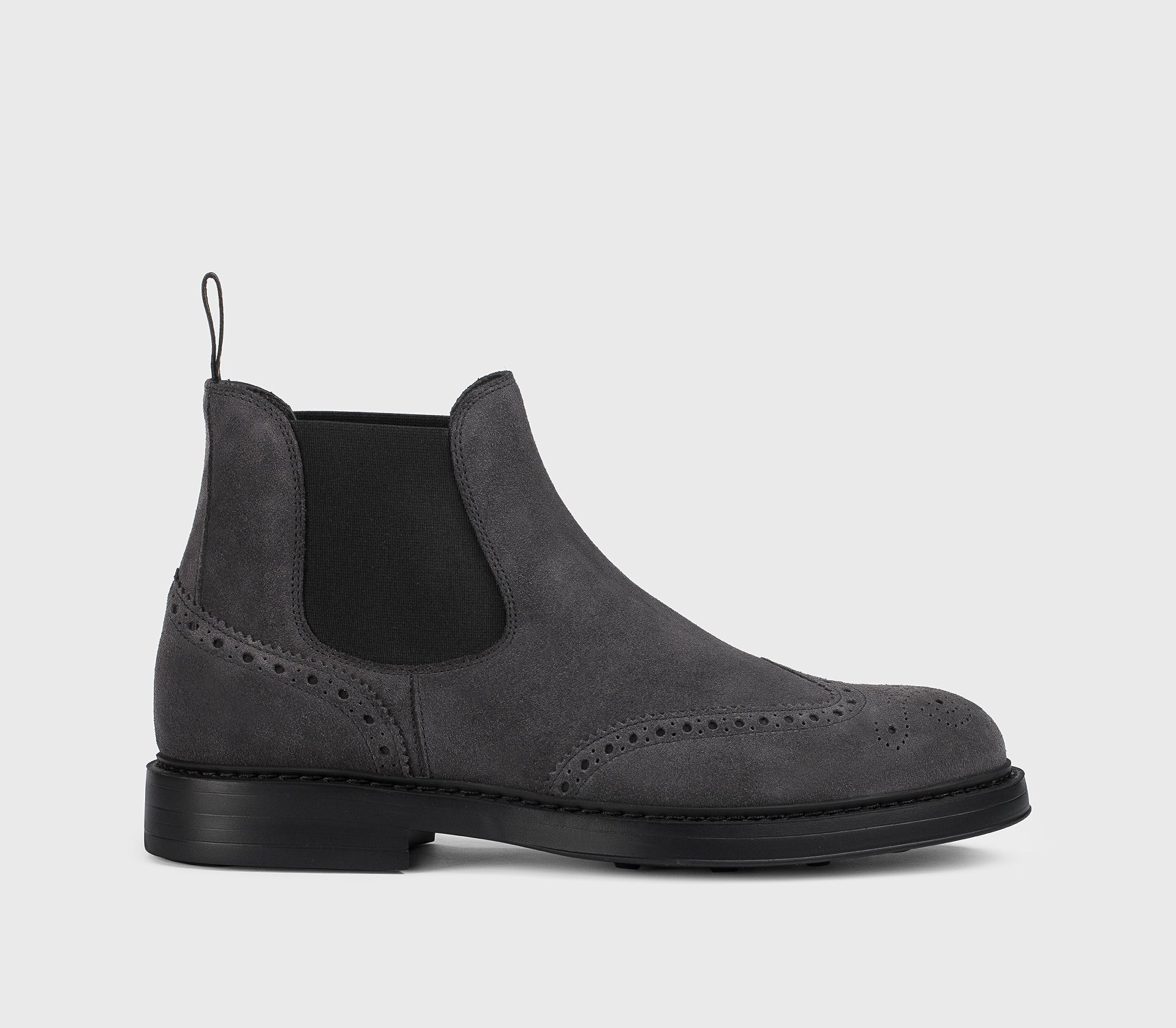 Stivaletto Beatles da uomo in suede | grigio - Doucal's